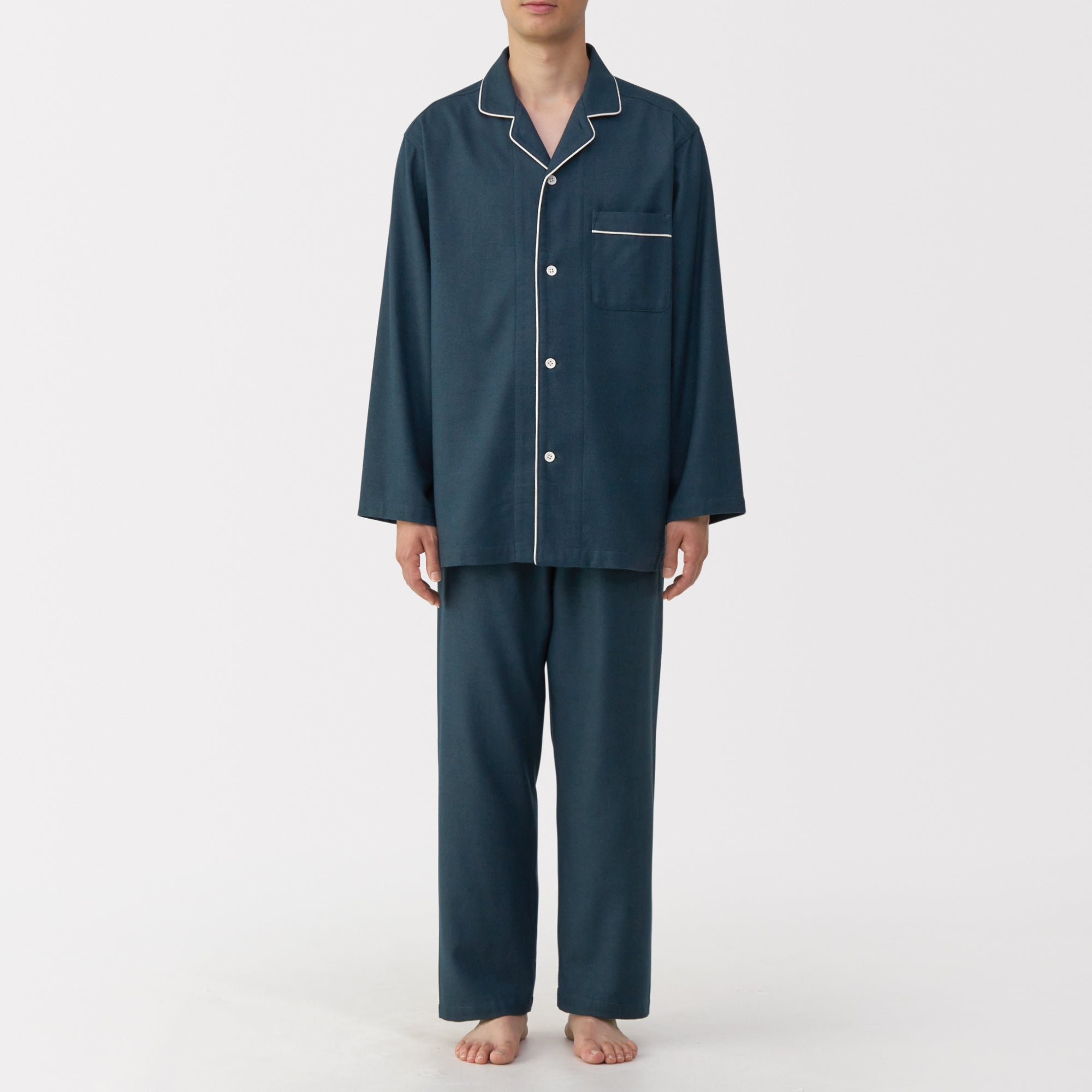 Side Seamless Flannel Pajamas - Image 4
