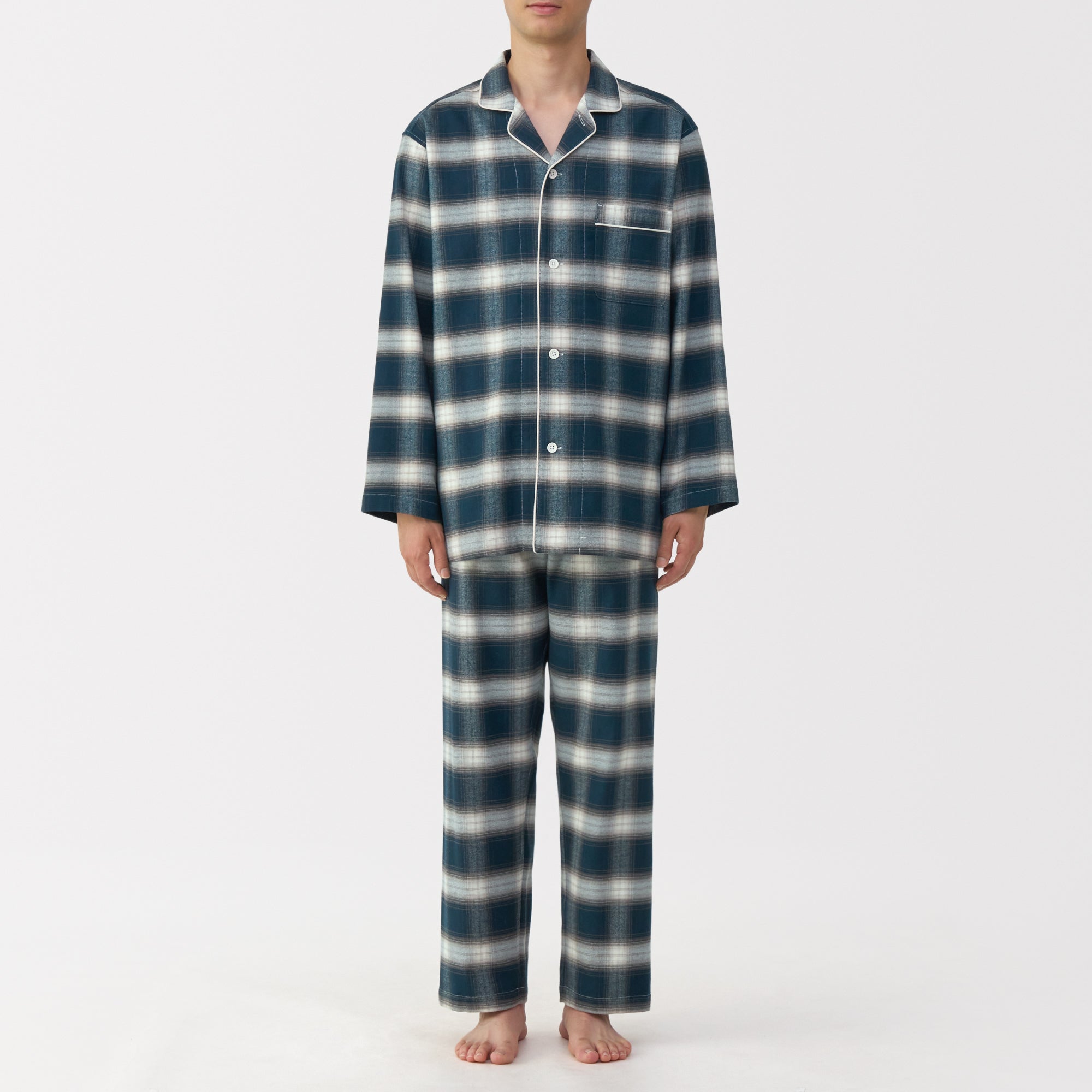 Side Seamless Flannel Pajamas - Image 30
