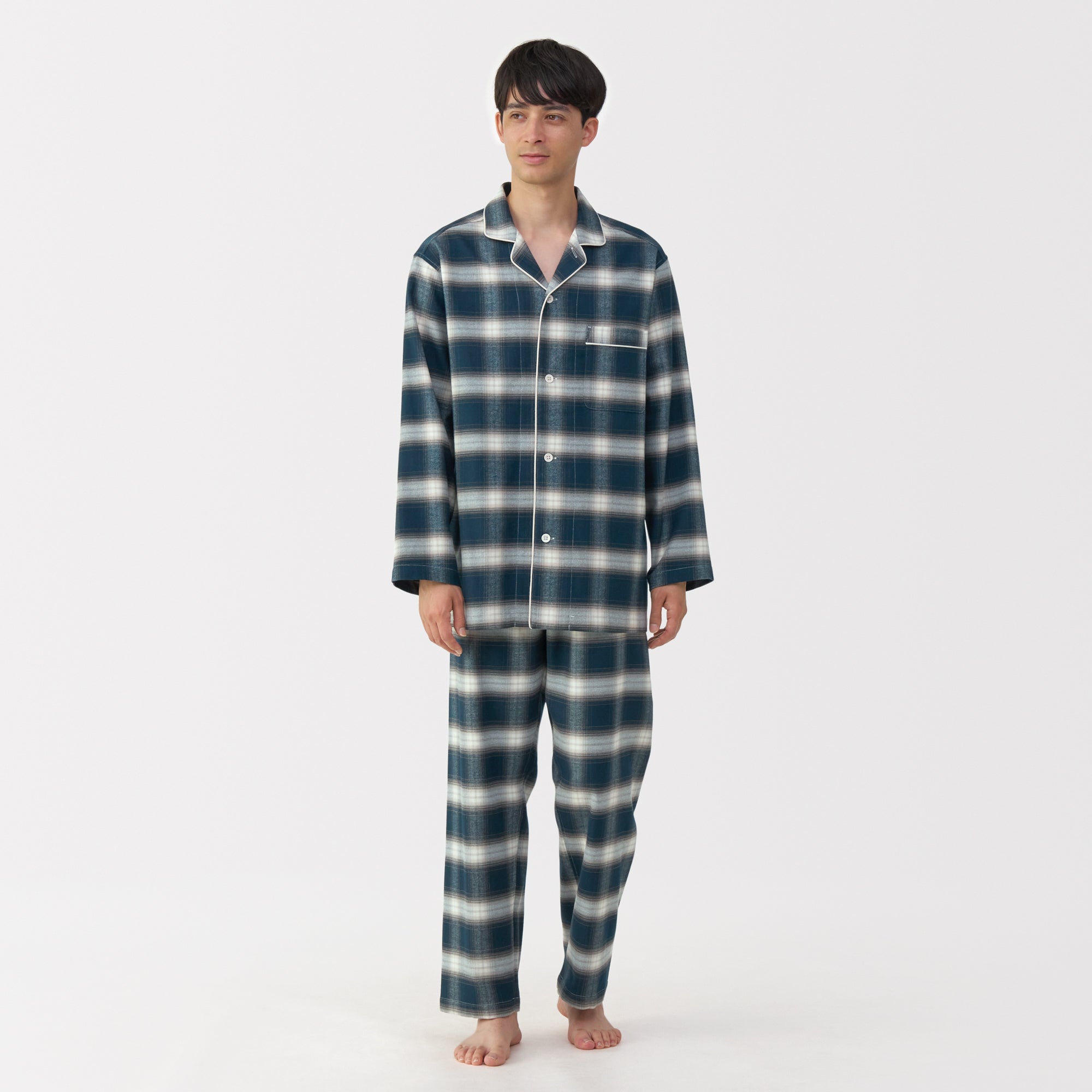 Side Seamless Flannel Pajamas - Image 29