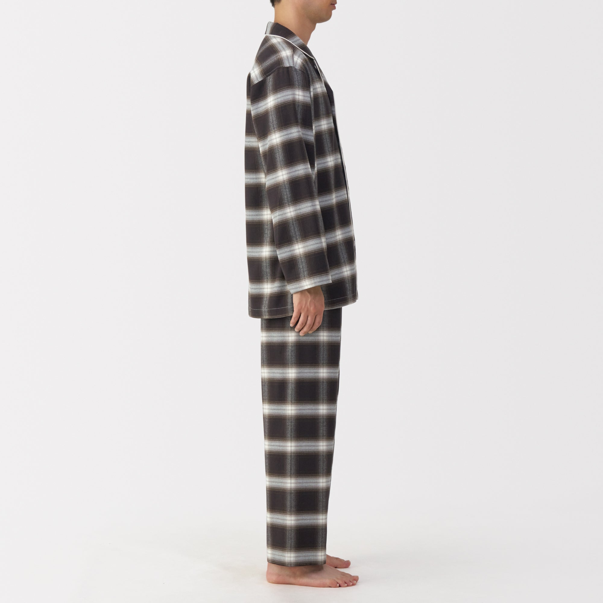 Side Seamless Flannel Pajamas - Image 44