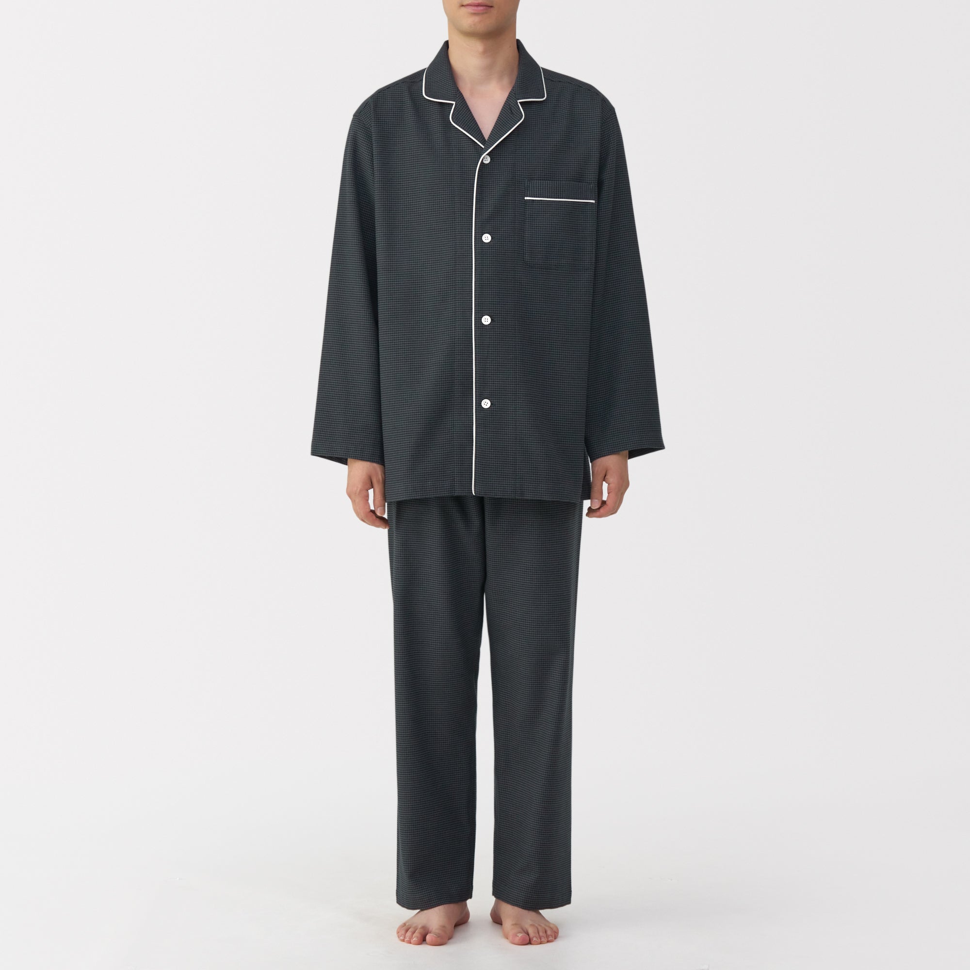 Side Seamless Flannel Pajamas - Image 56