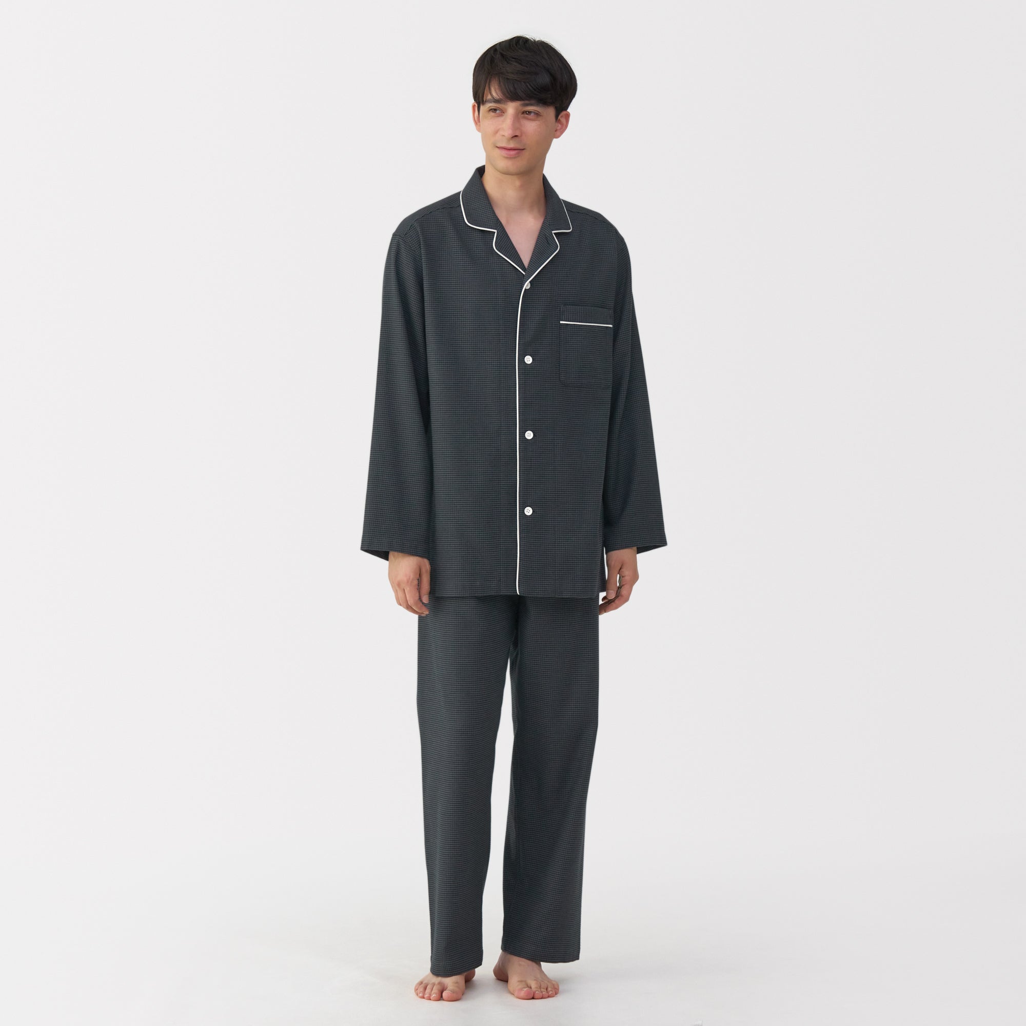 Side Seamless Flannel Pajamas - Image 55