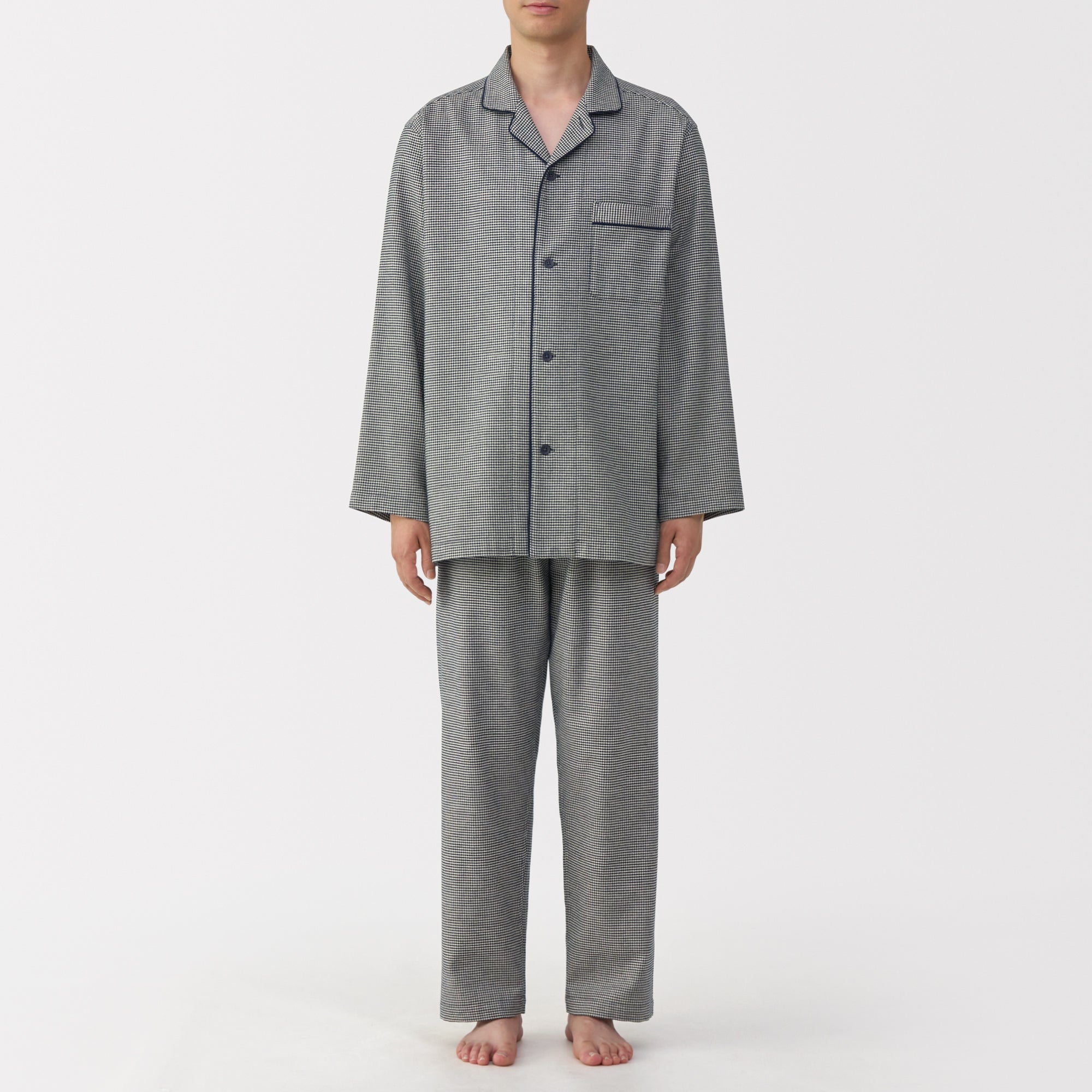 Side Seamless Flannel Pajamas - Image 69