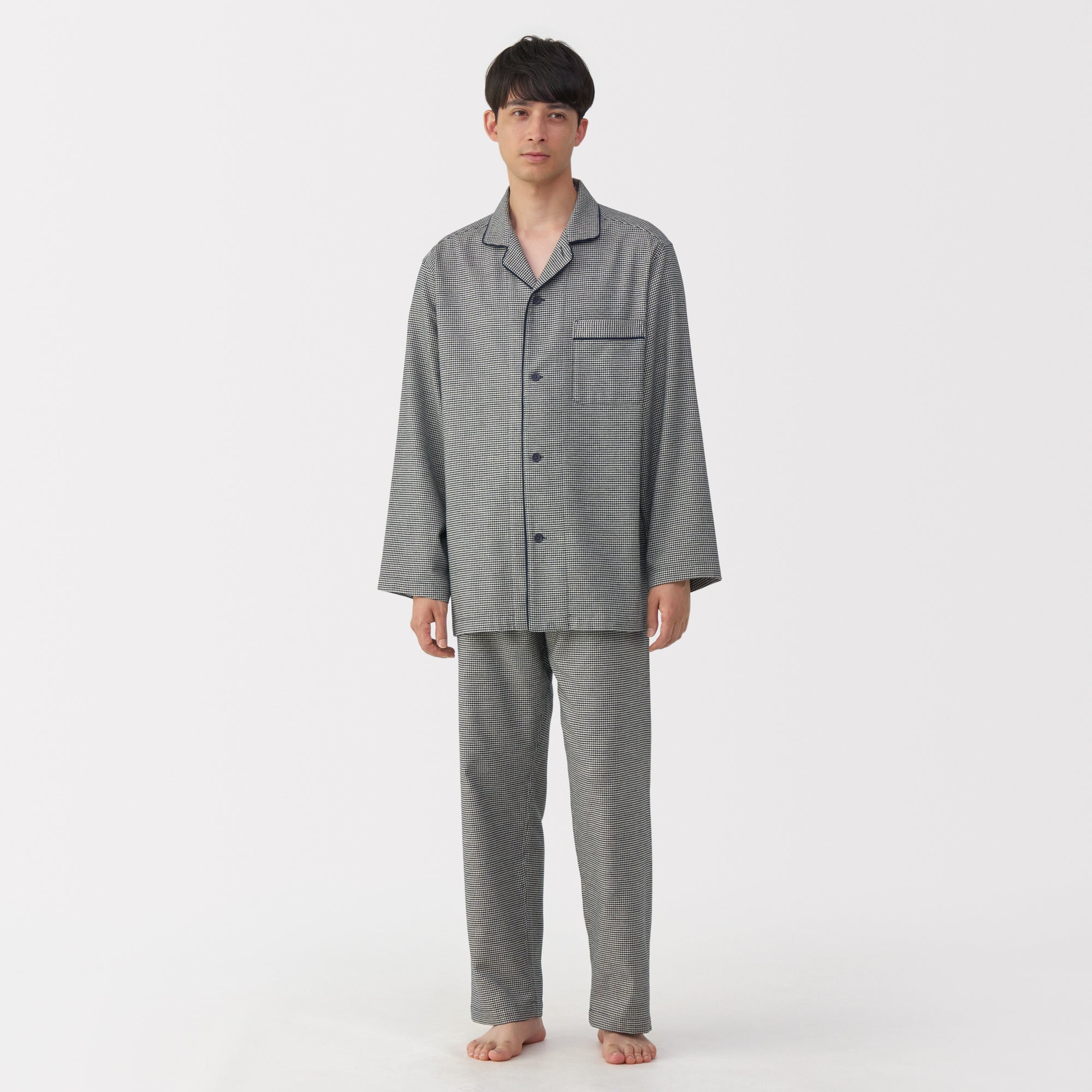 Side Seamless Flannel Pajamas - Image 68