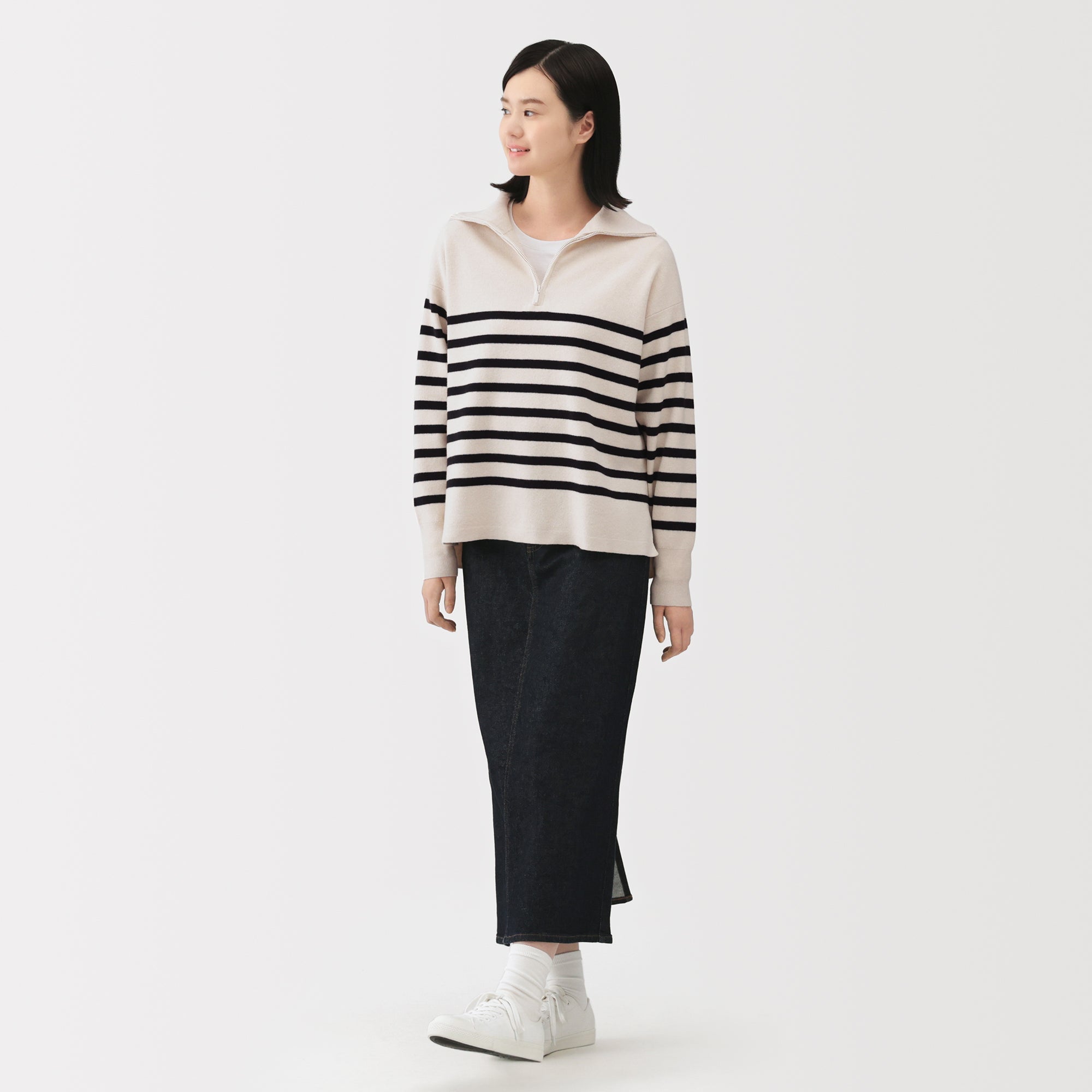 Milano Rib Half-Zip Sweater - Image 4