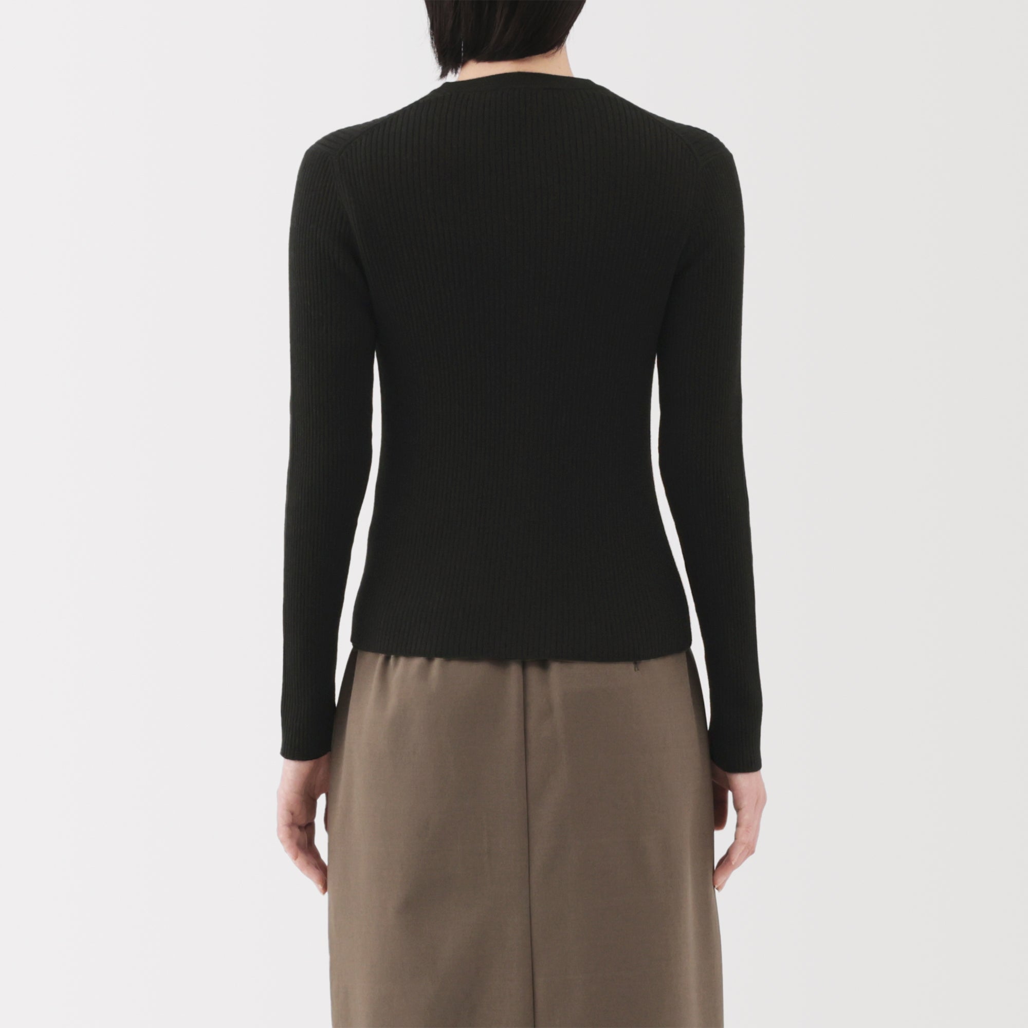 Lyocell Blend V-Neck Cardigan - Image 6