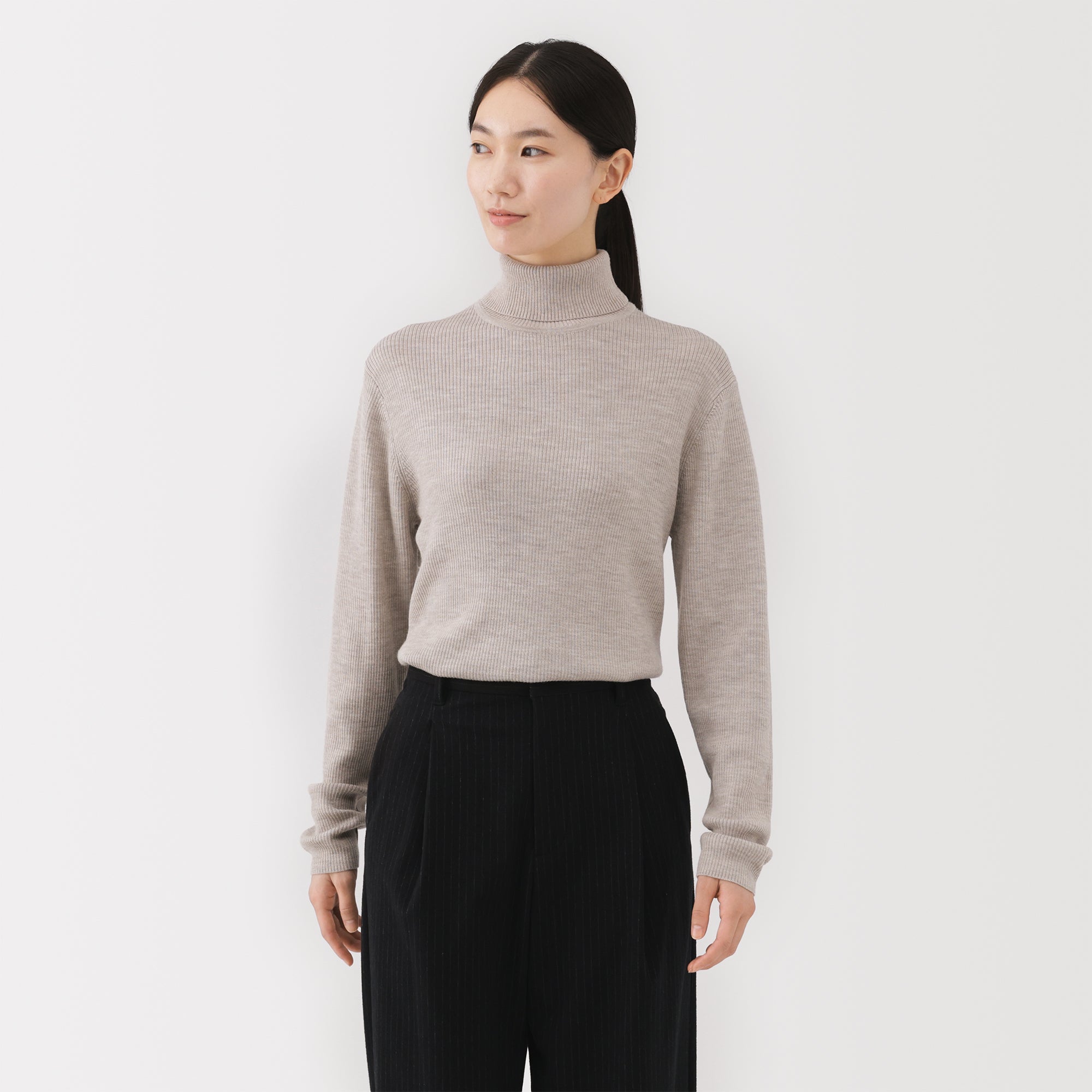 Wool Turtleneck Sweater - Image 39