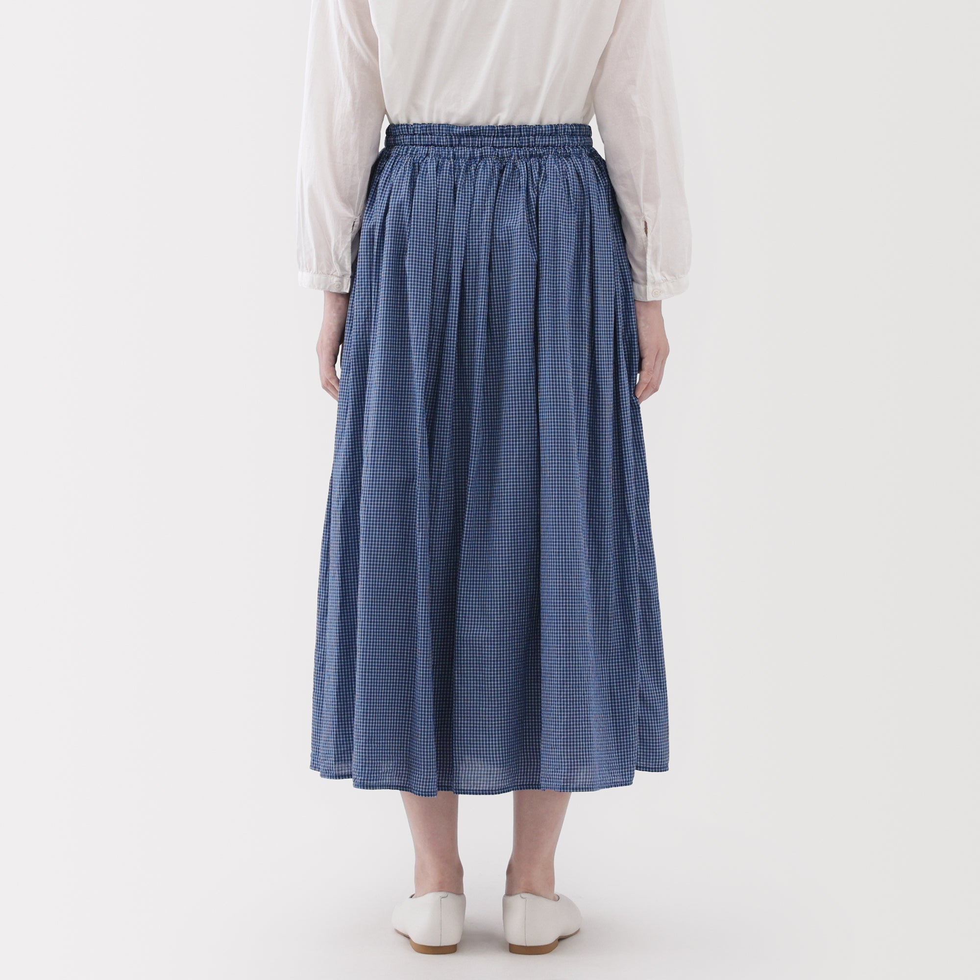 Cotton Voile Gathered Skirt - Image 15