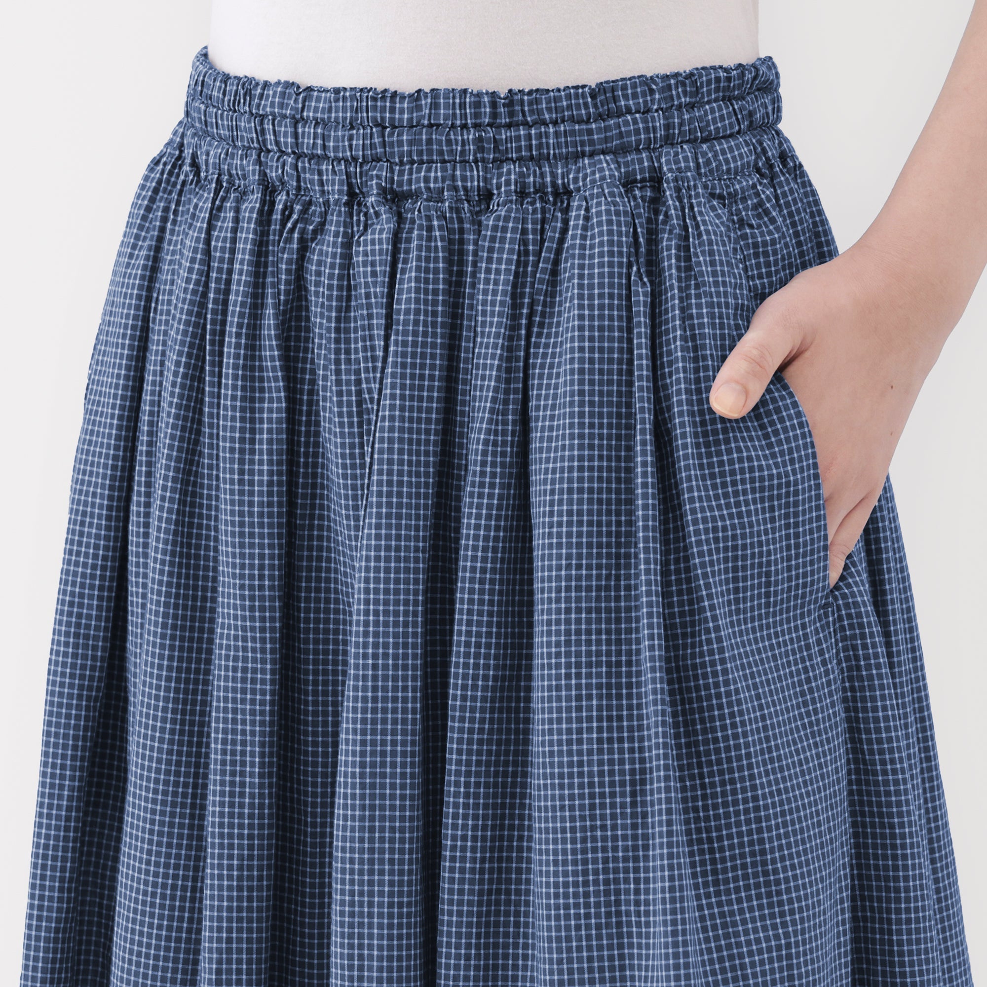 Cotton Voile Gathered Skirt - Image 16