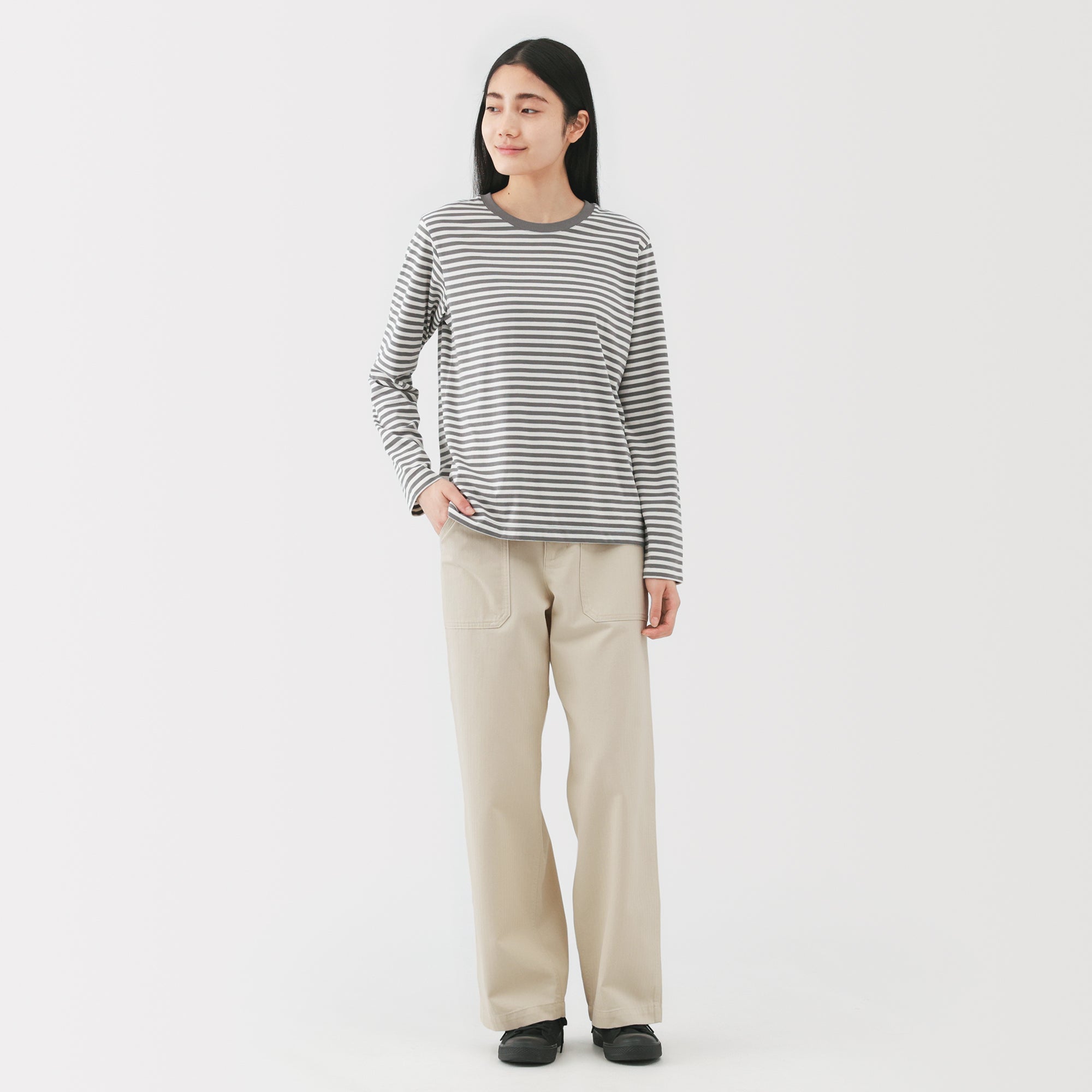 Herringbone Baker Trousers - Image 3