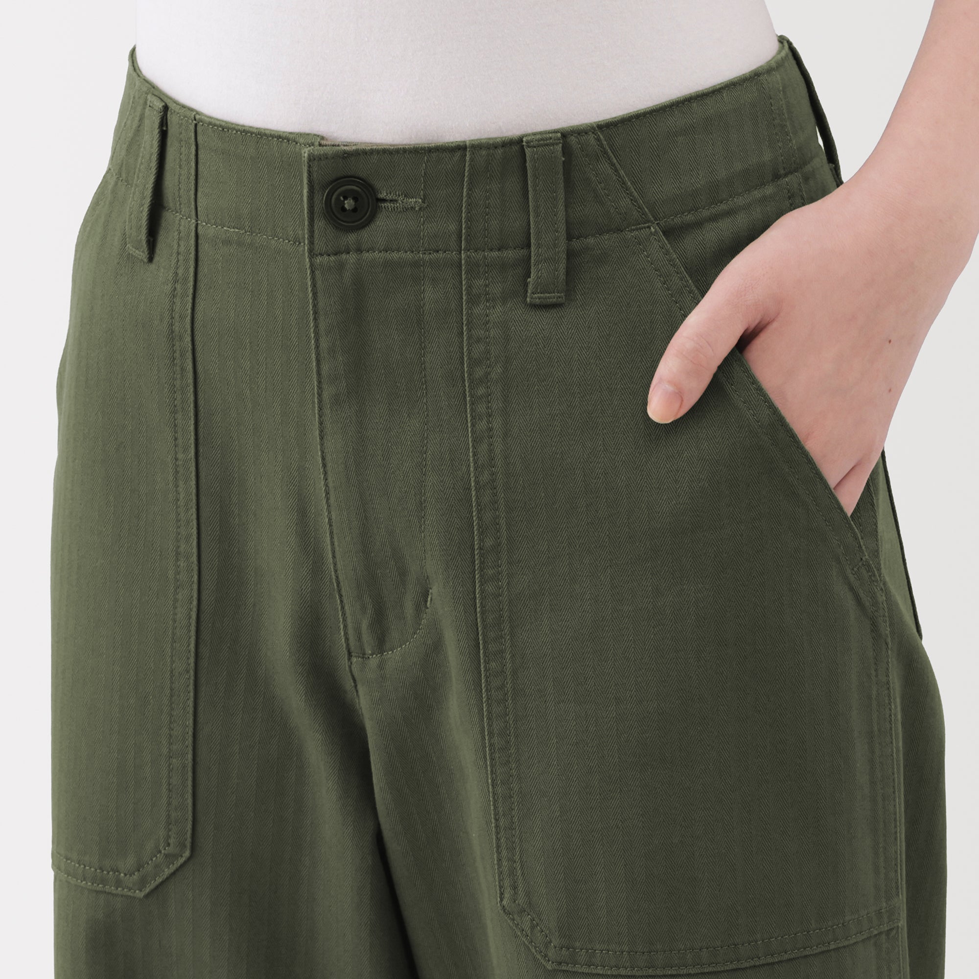 Herringbone Baker Trousers - Image 24