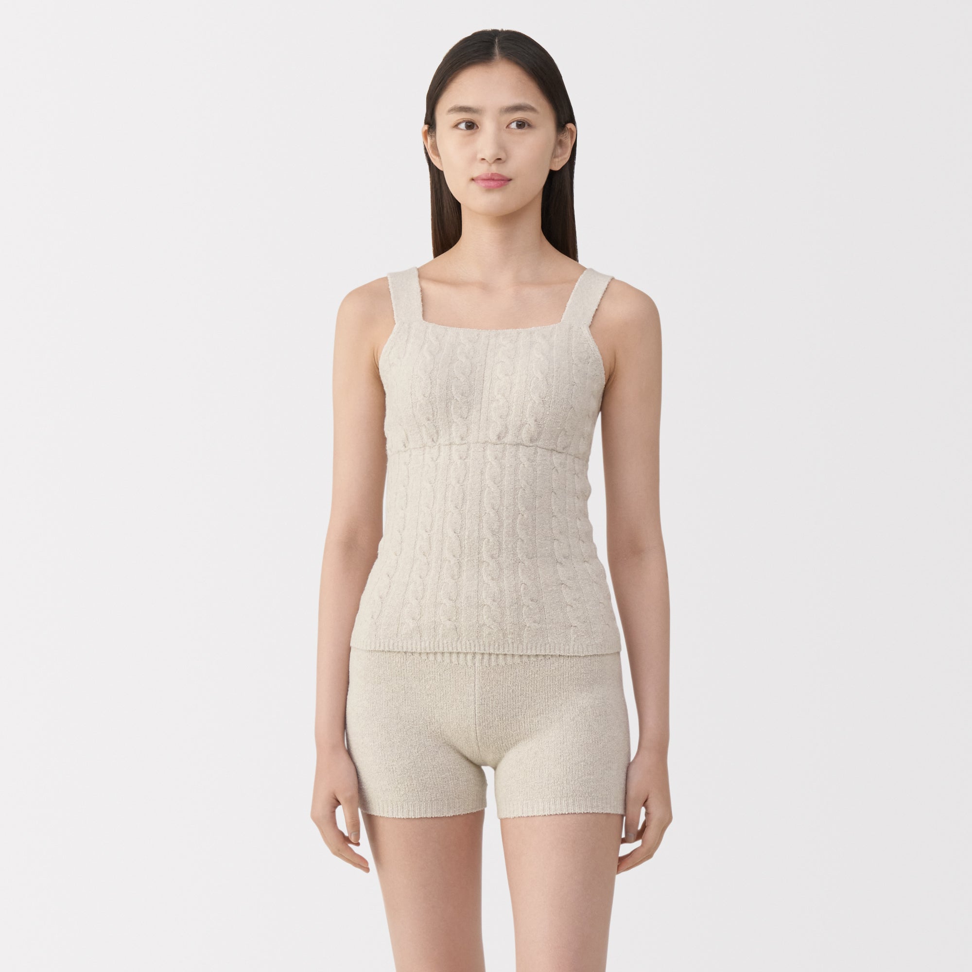 Cotton Blend Bra Tank Top - Image 12