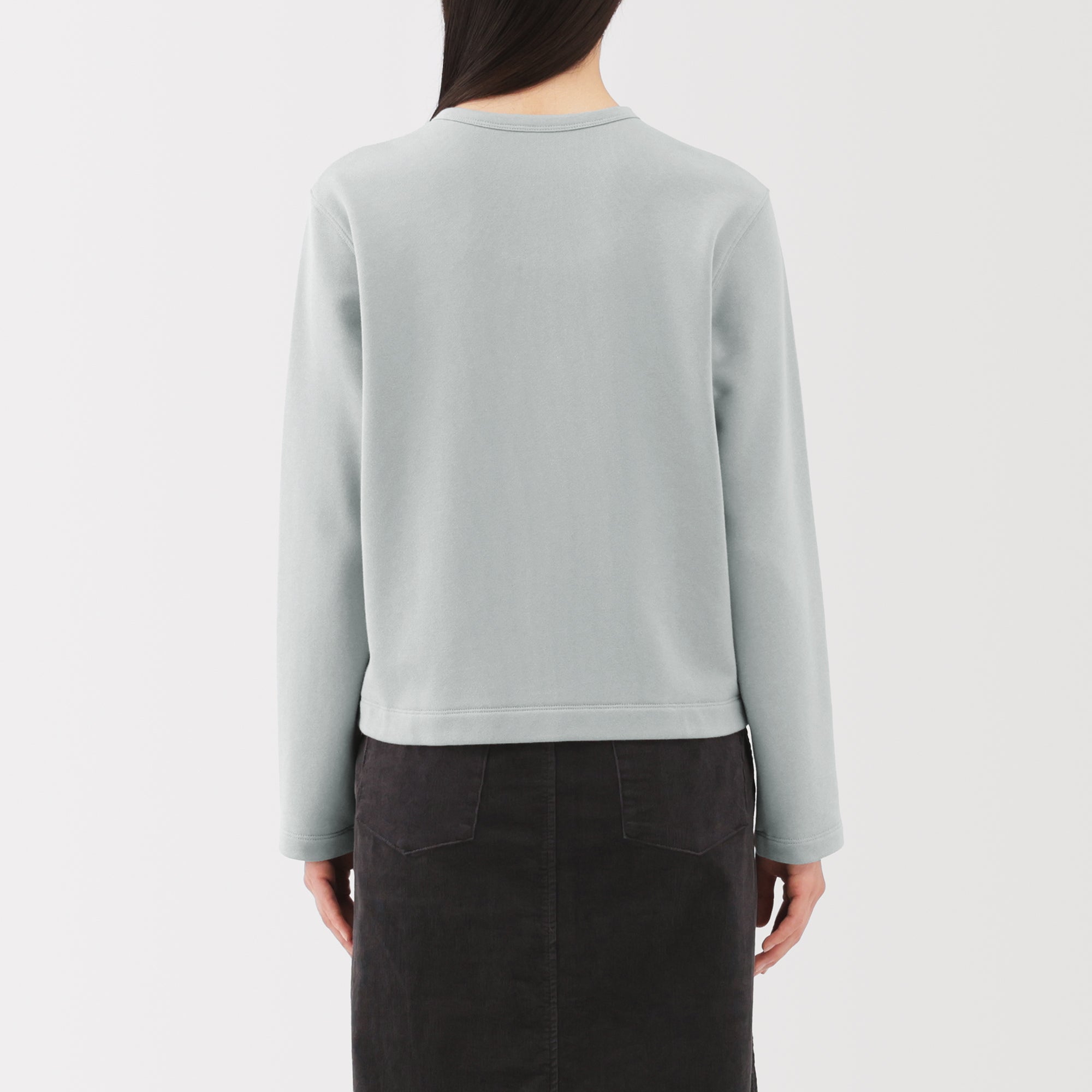 French Terry Sweatshirt Cardigan - Image 22