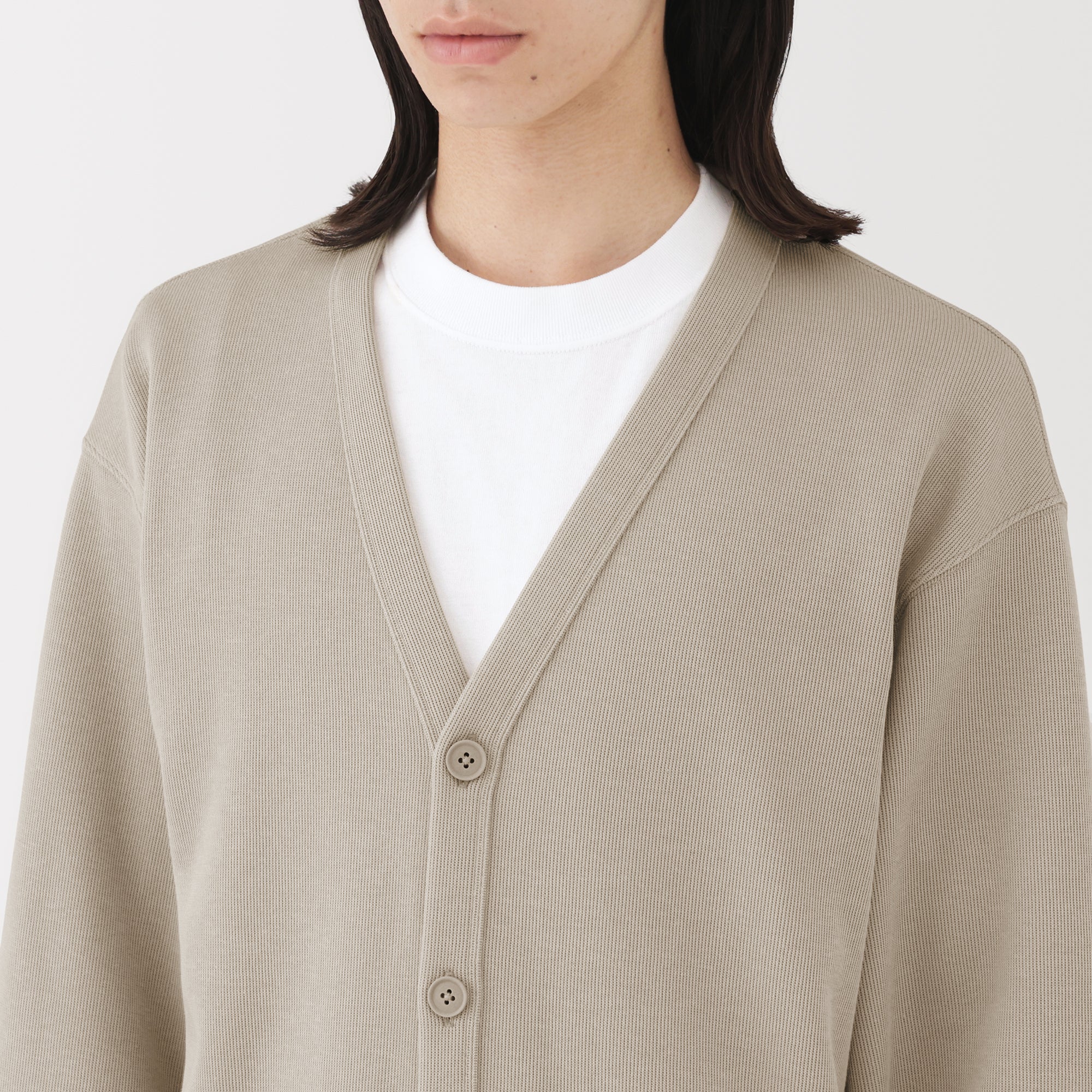 Double Knitted V-Neck Cardigan - Image 27