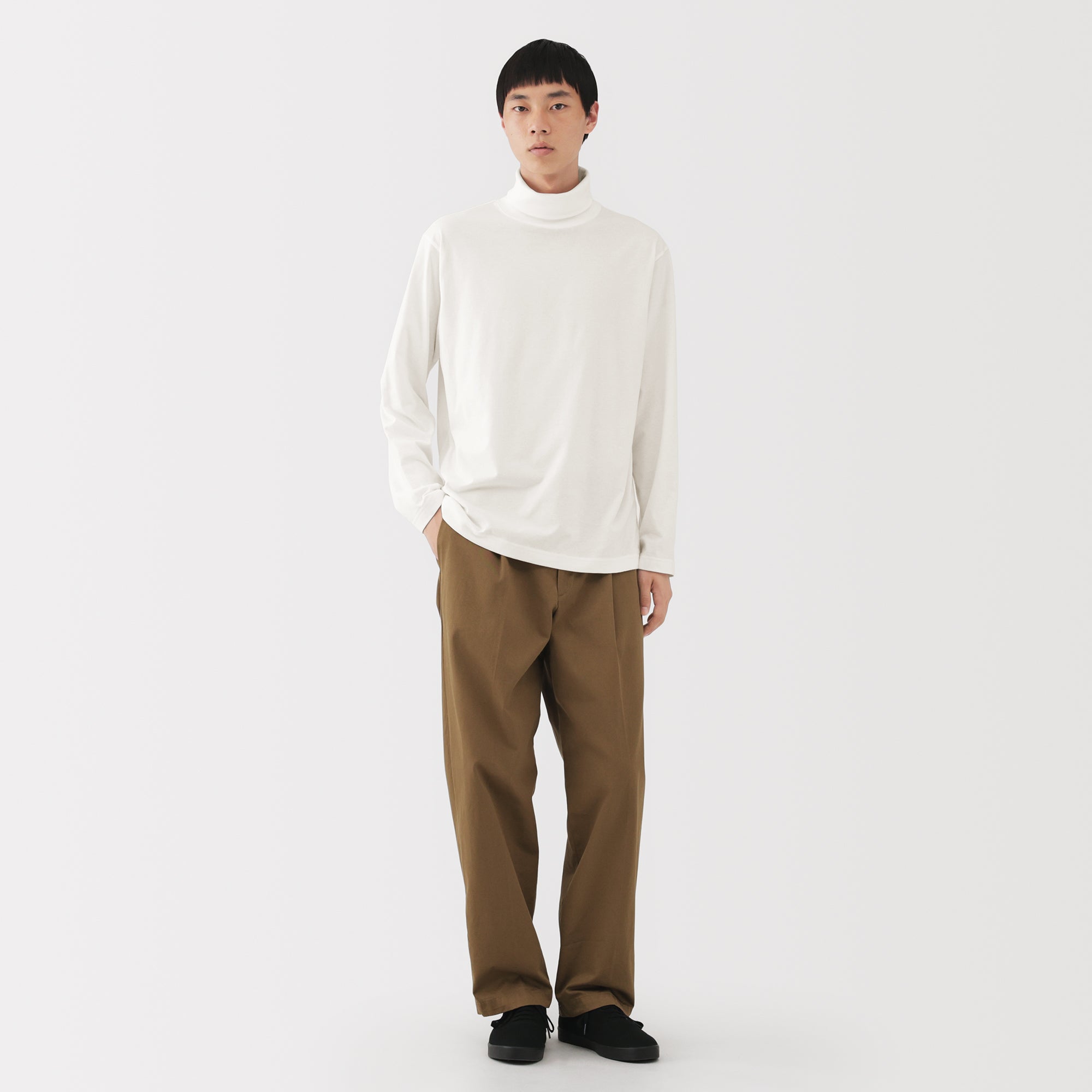 Brushed Turtleneck T-Shirt - Image 11