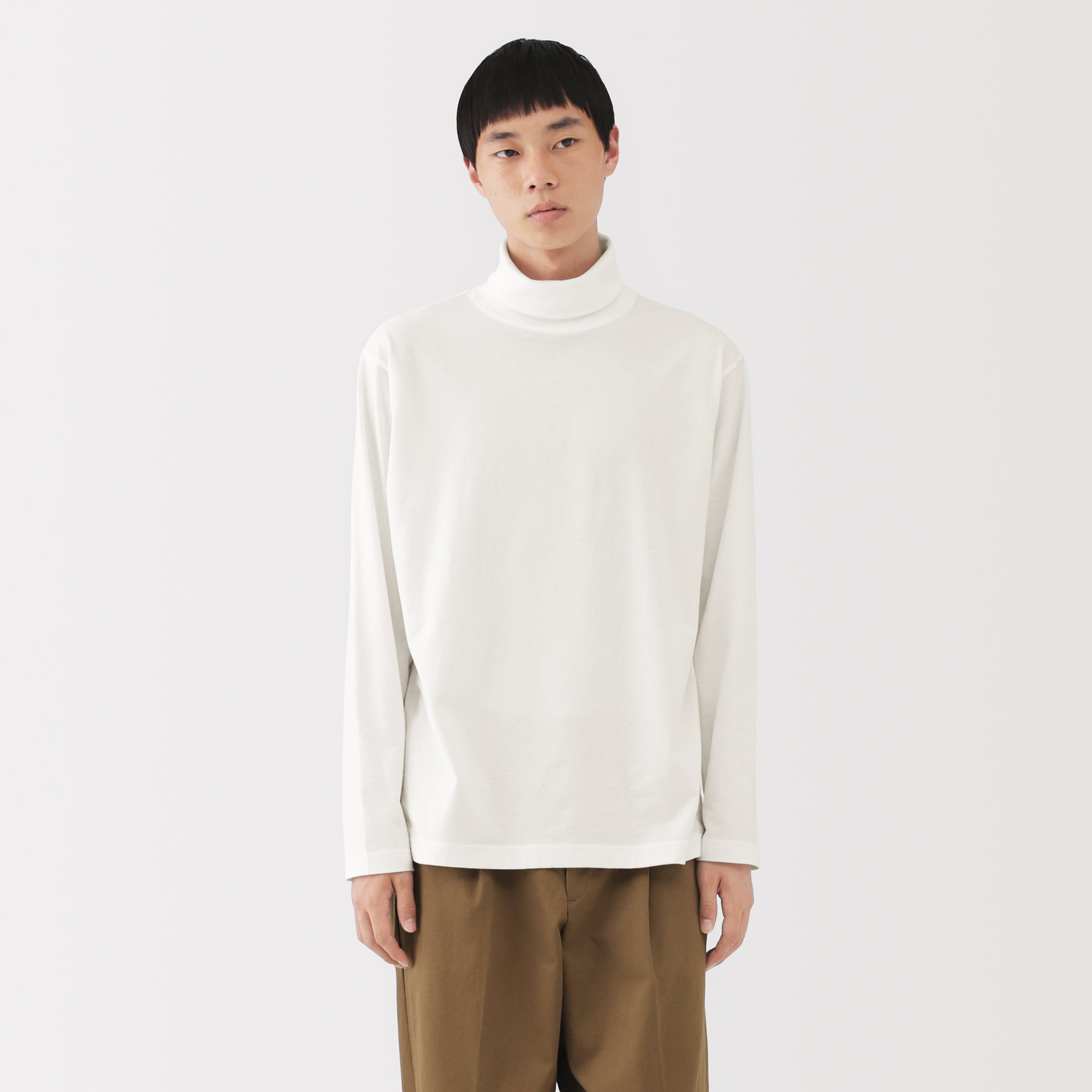 Brushed Turtleneck T-Shirt - Image 10