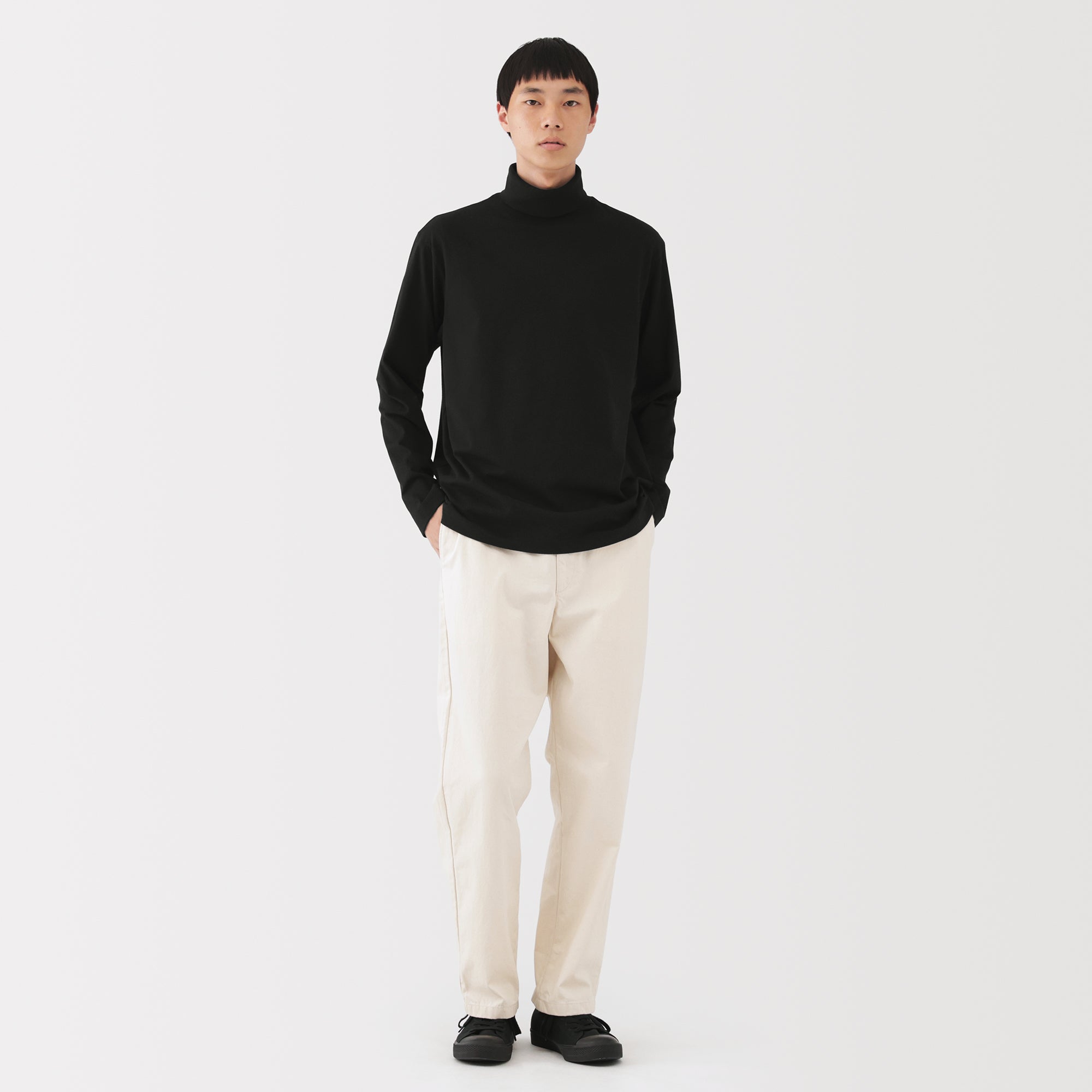 Brushed Turtleneck T-Shirt - Image 25