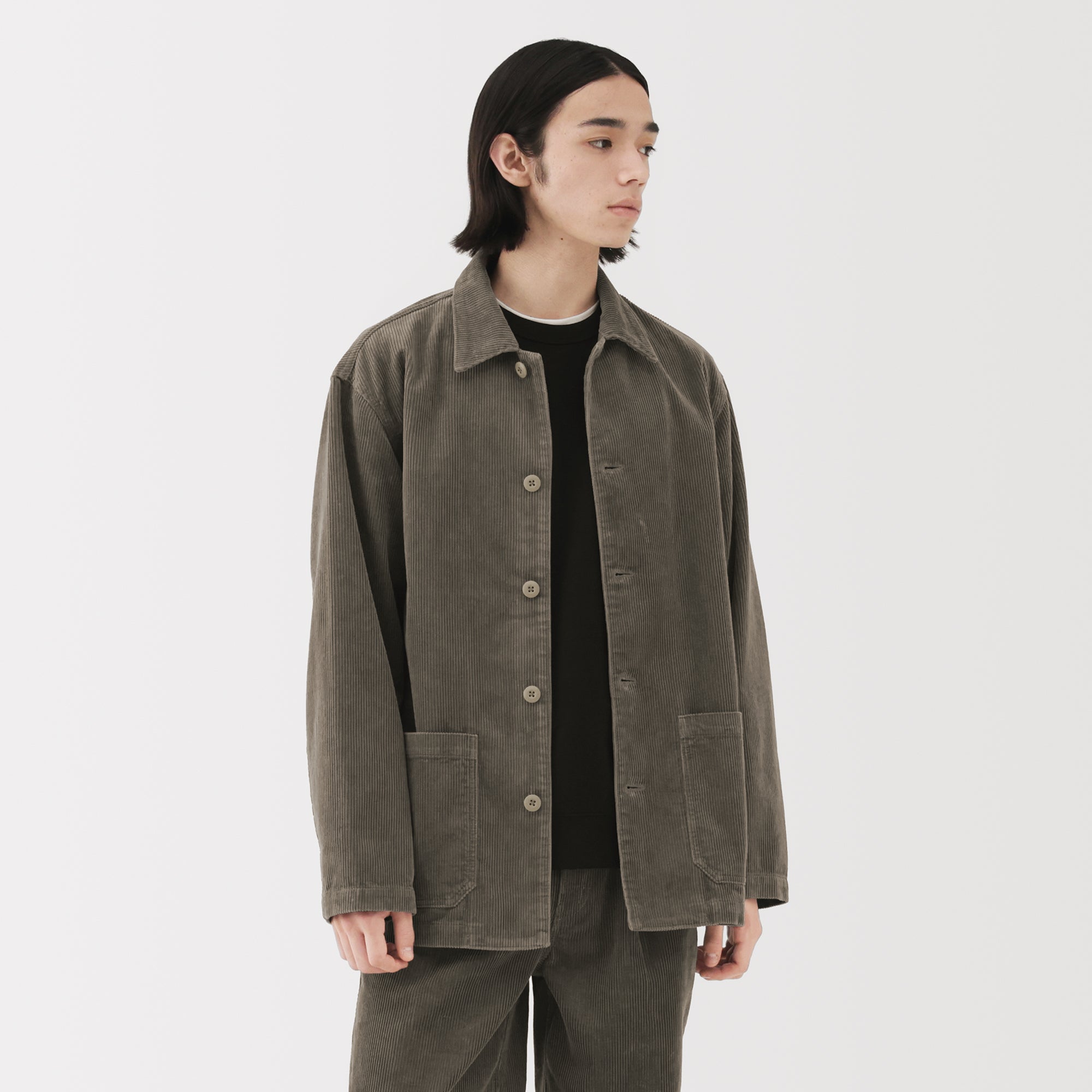 Kapok Blend Corduroy Jacket - Image 3