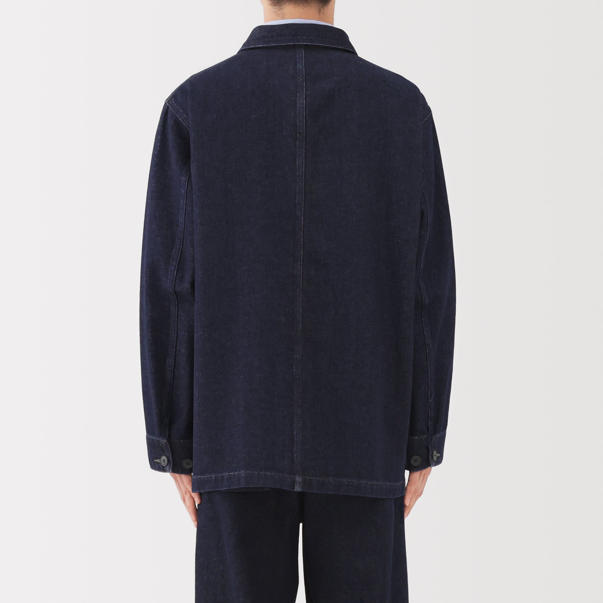 Kapok Blend Denim Coverall Jacket - Image 6