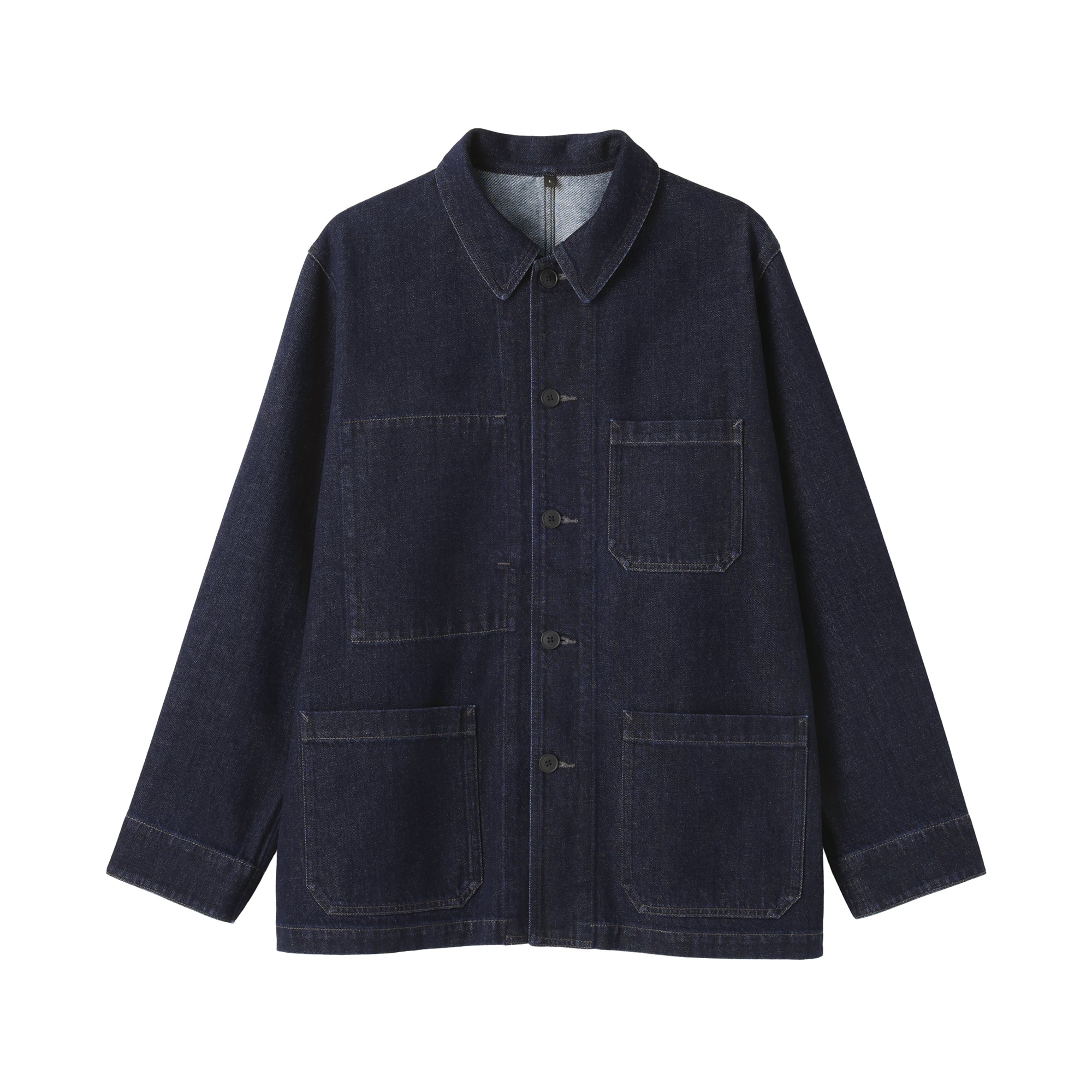 Kapok Blend Denim Coverall Jacket - Image 11