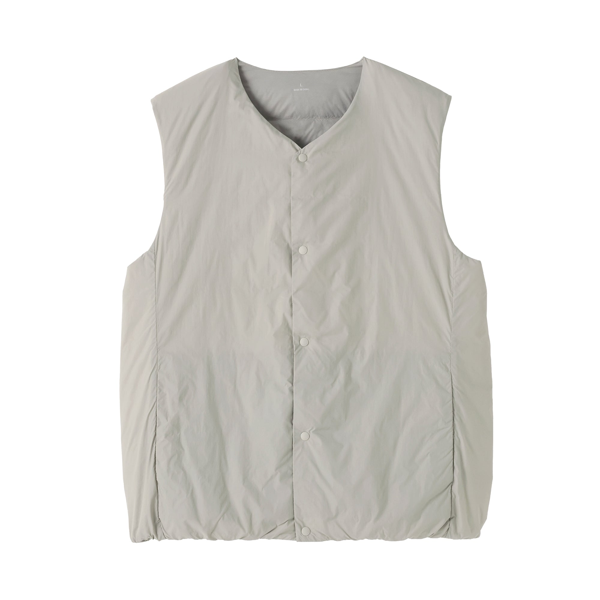Lightweight Down Collarless Vest - Image 13
