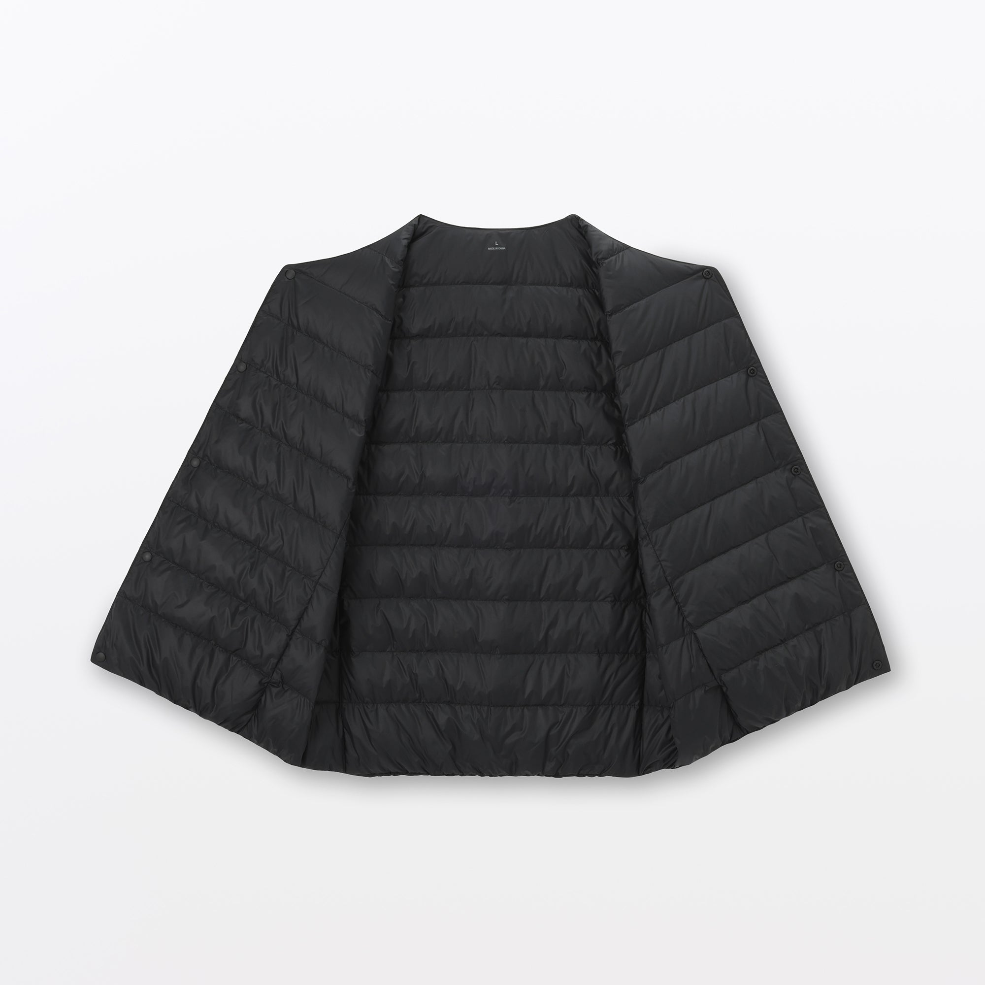 Lightweight Down Collarless Vest - Image 11