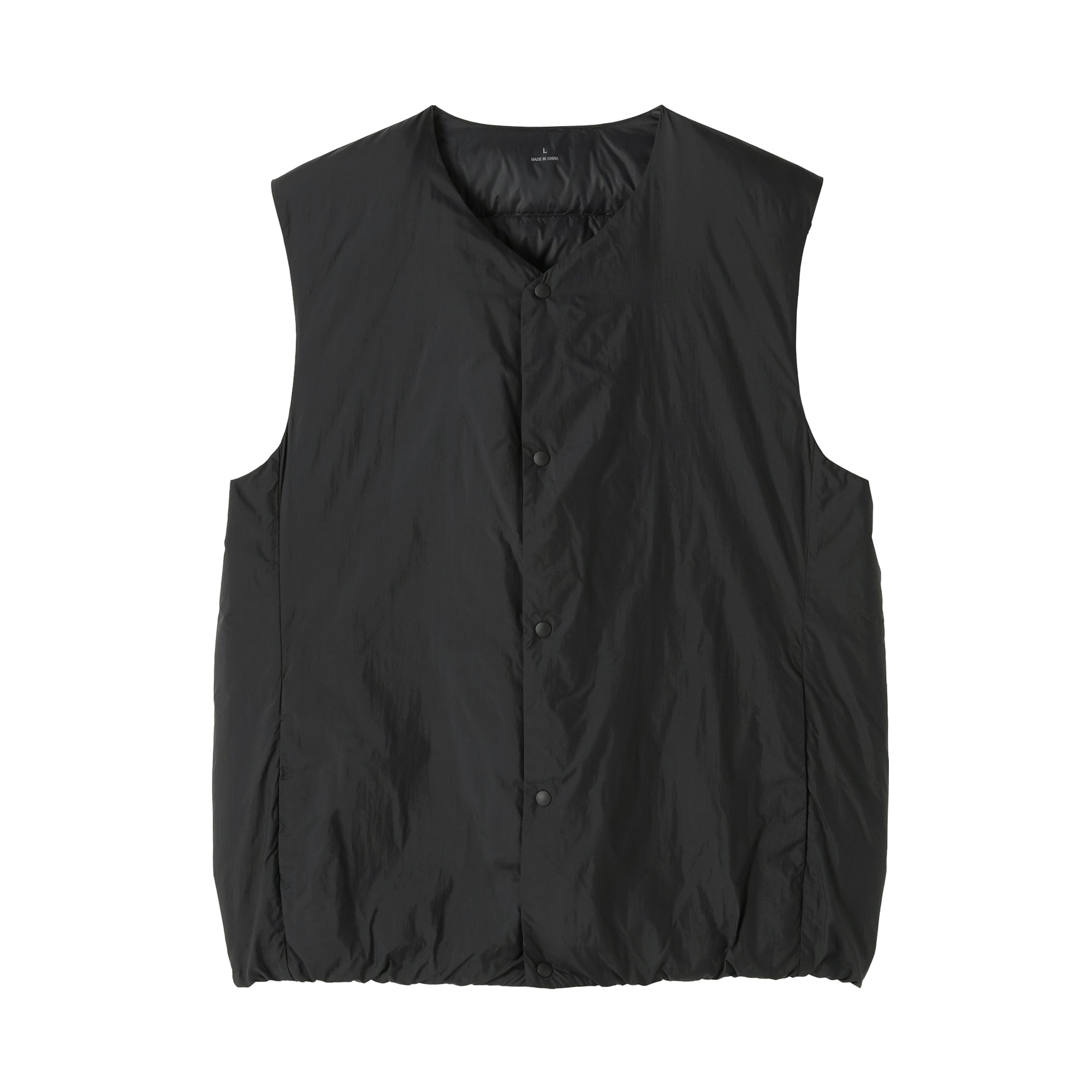 Lightweight Down Collarless Vest - Image 2