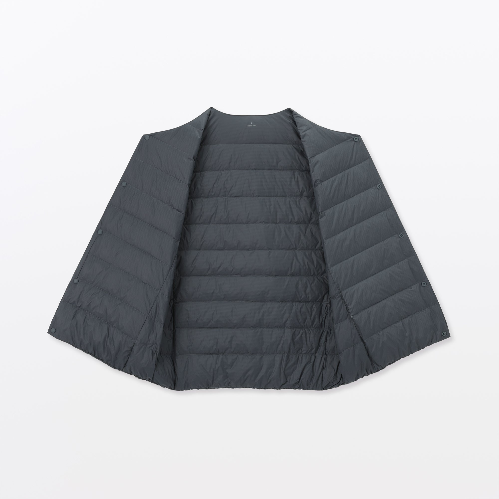 Lightweight Down Collarless Vest - Image 33