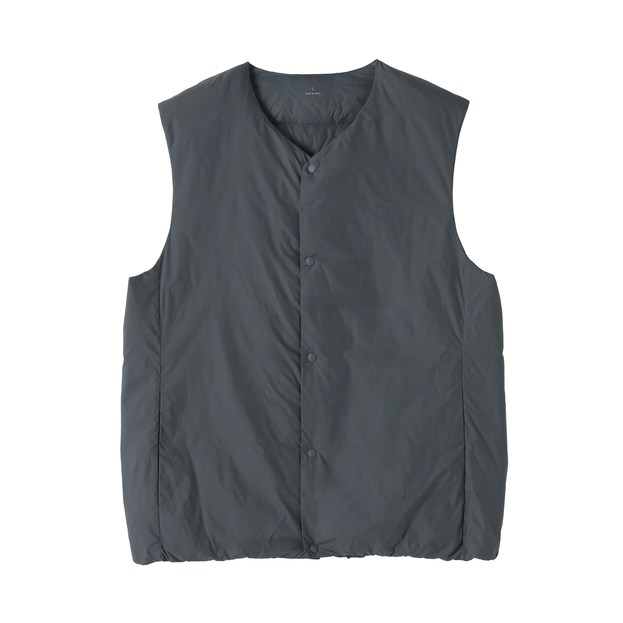 Lightweight Down Collarless Vest - Image 24