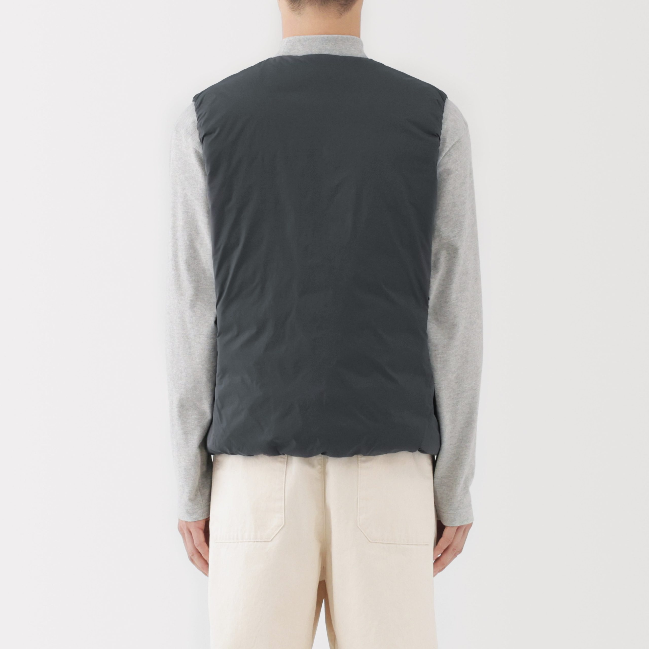 Lightweight Down Collarless Vest - Image 40