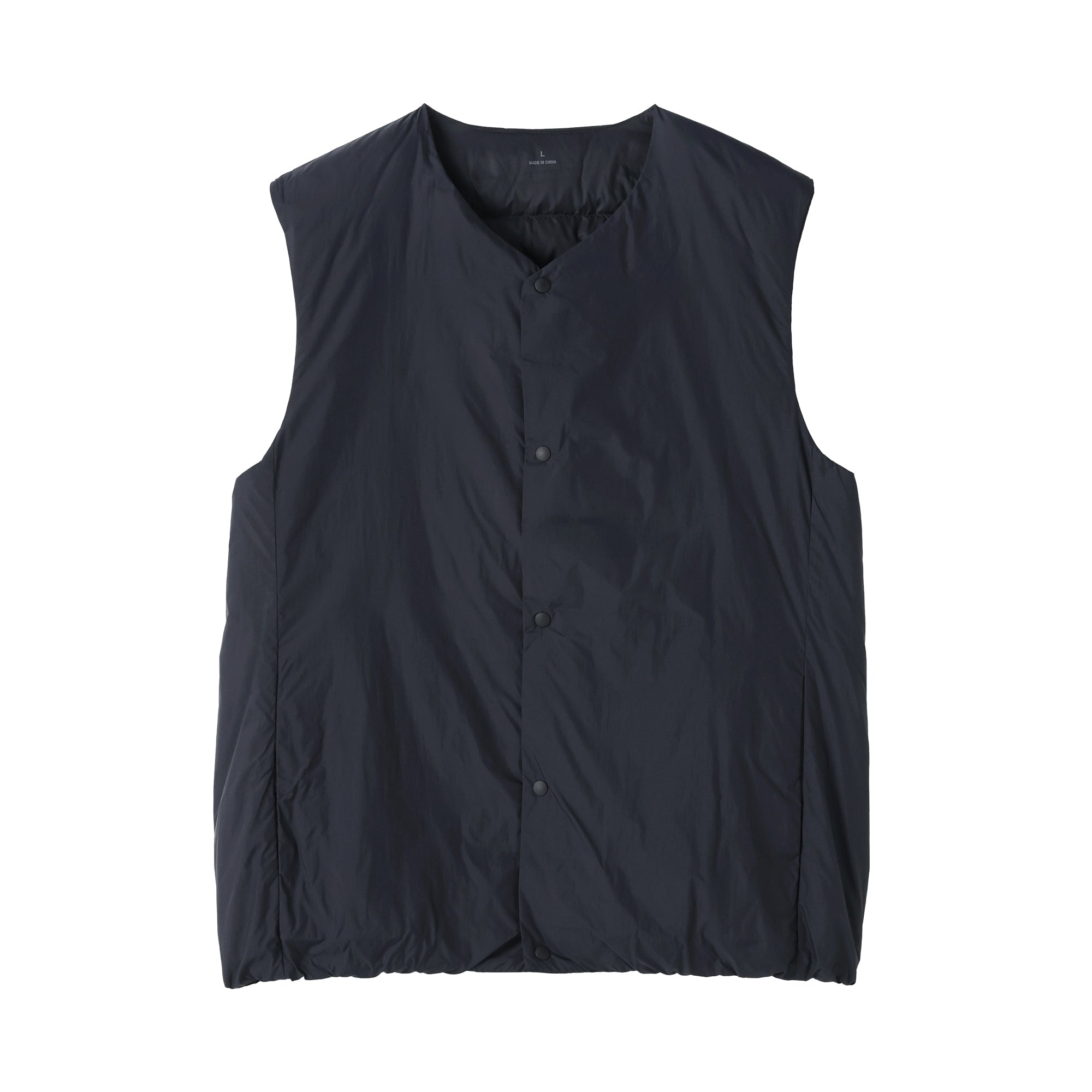 Lightweight Down Collarless Vest - Image 36