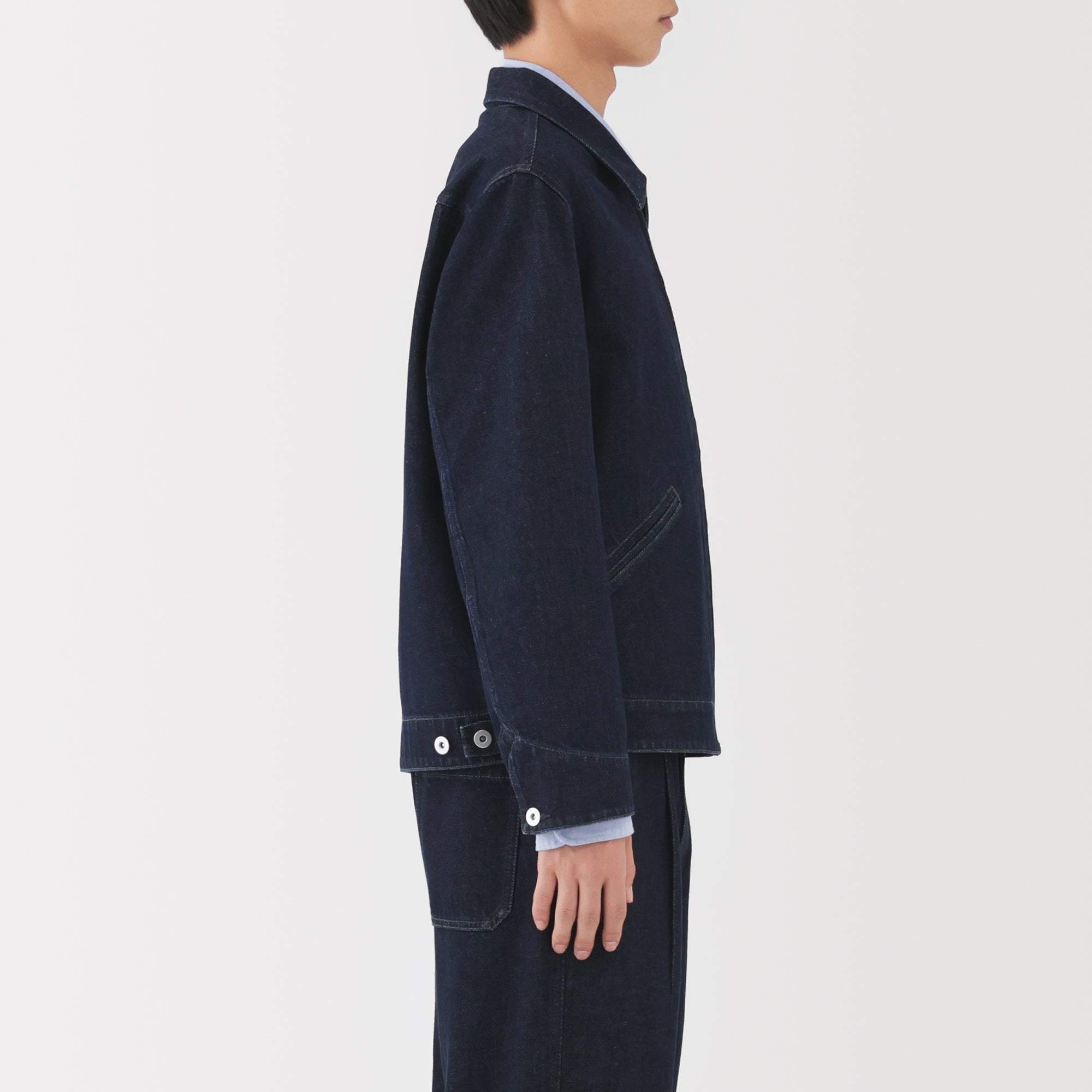 Kapok Blend Denim Blouson - Image 5