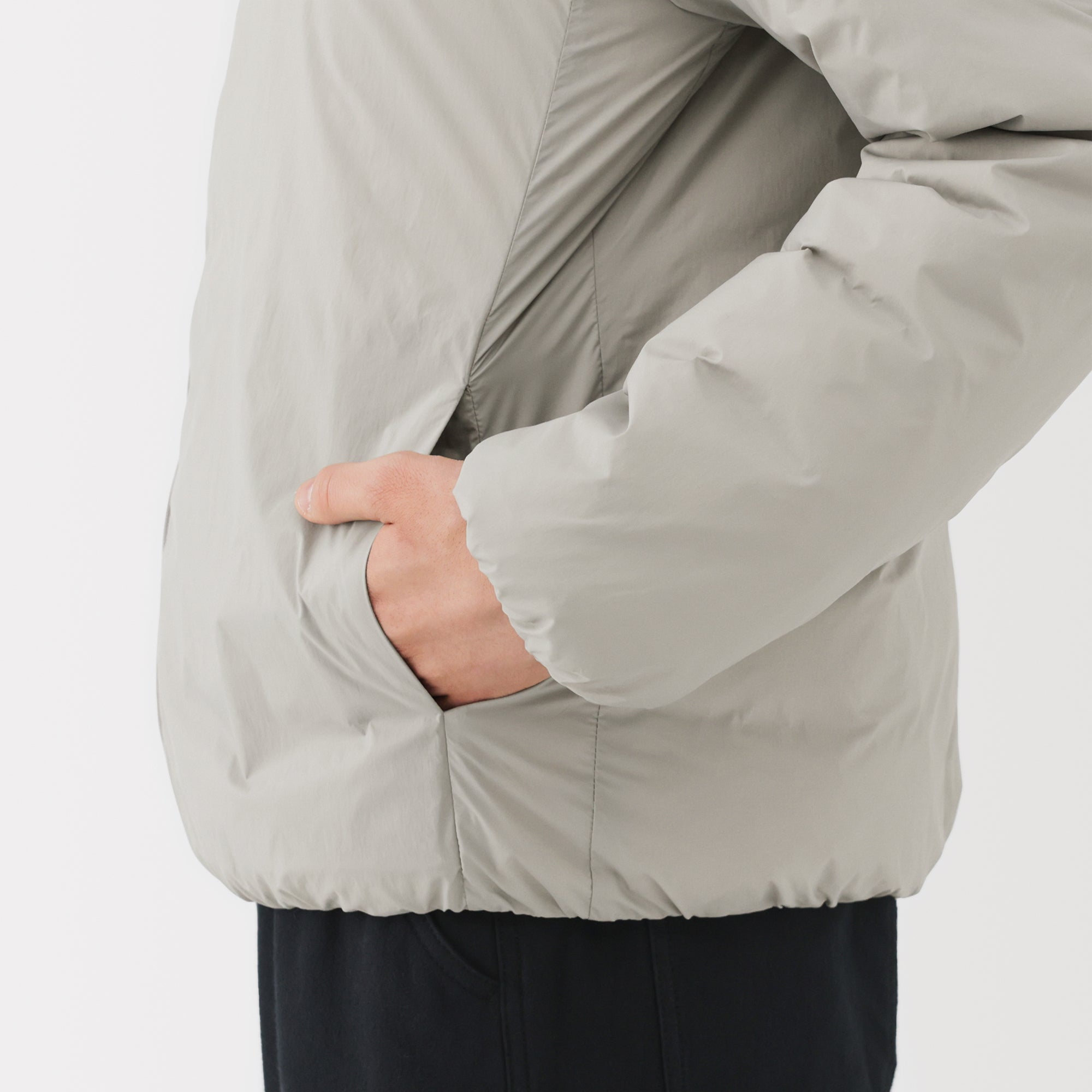Lightweight Down Stand Collar Jacket - Image 8