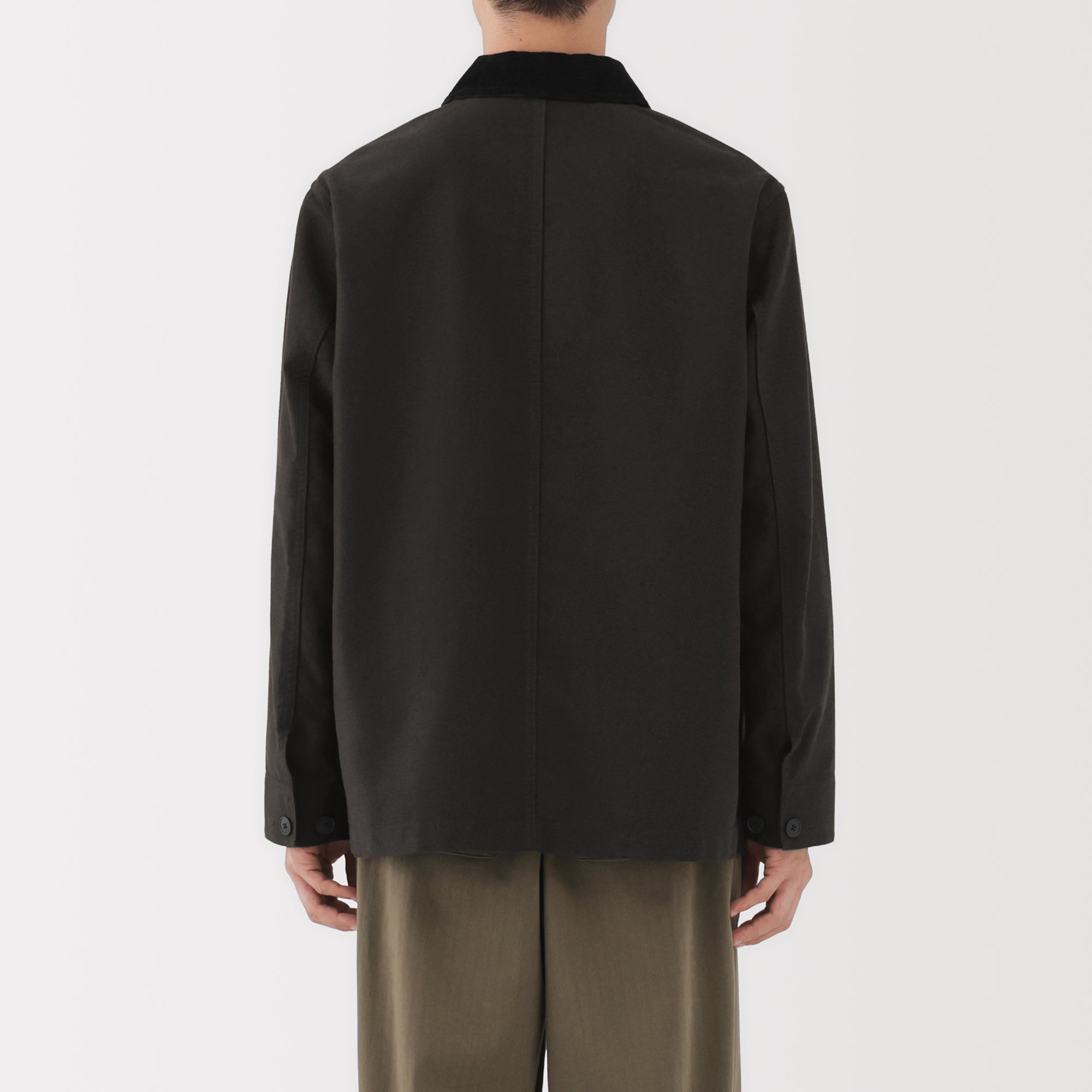 Kapok Blend Corduroy Work Jacket - Image 6