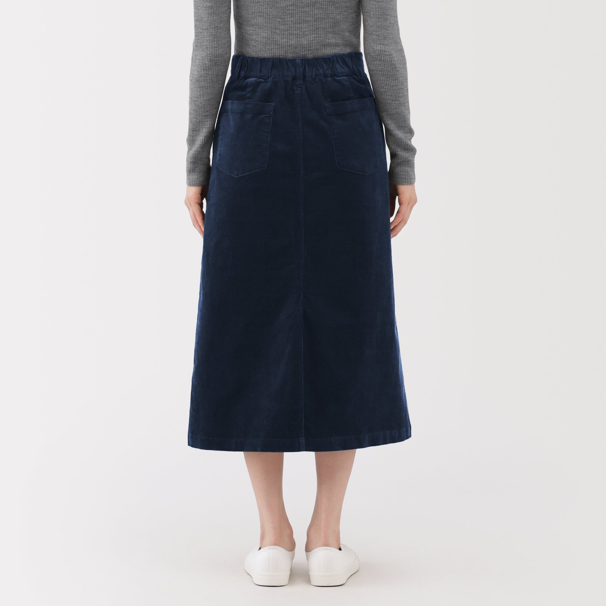 Corduroy Pencil Skirt - Image 30