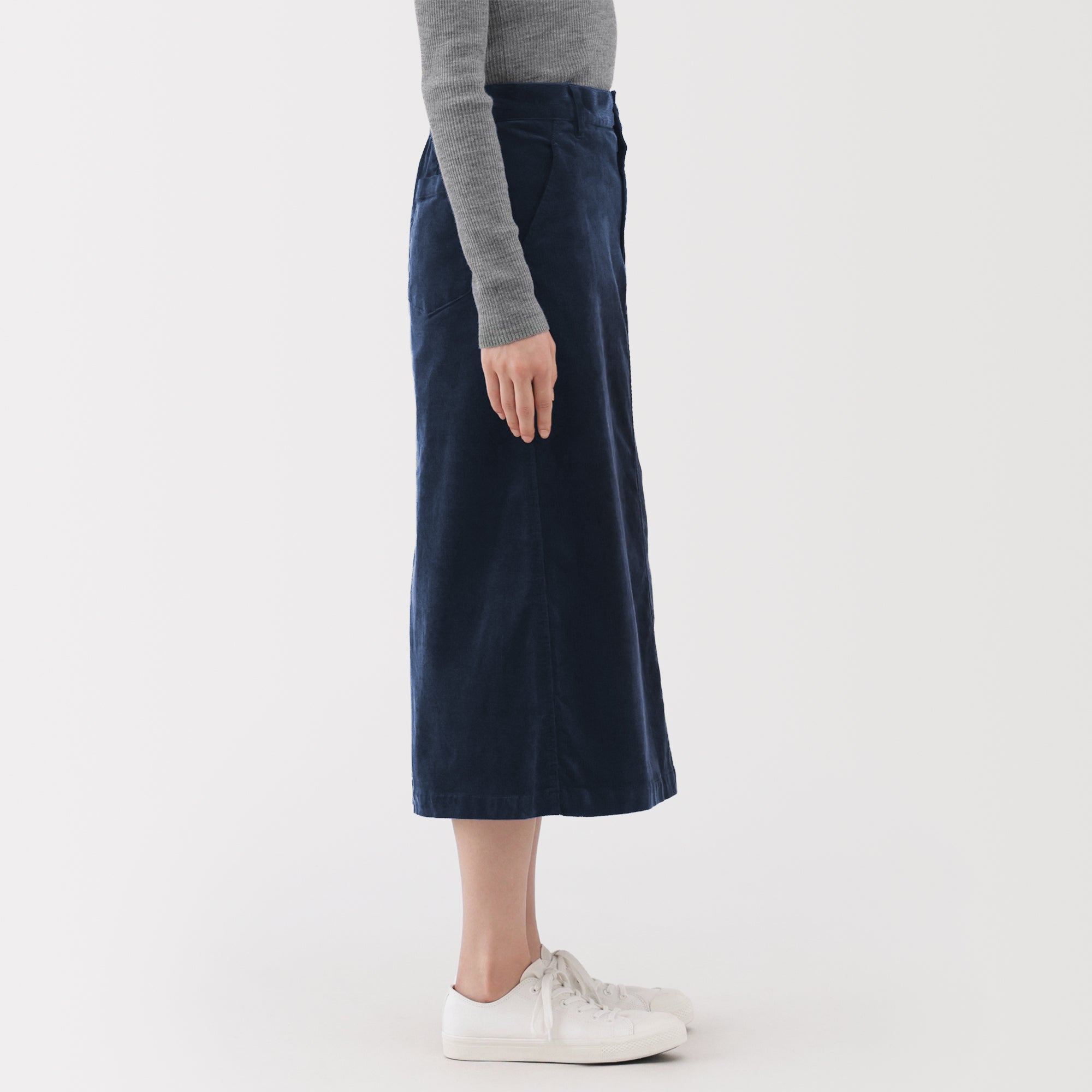 Corduroy Pencil Skirt - Image 17