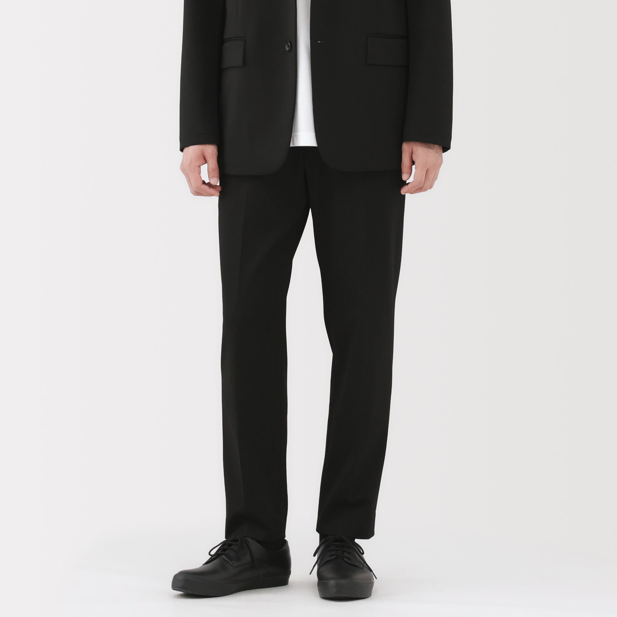 Jersey Flat Front Pants - Image 3