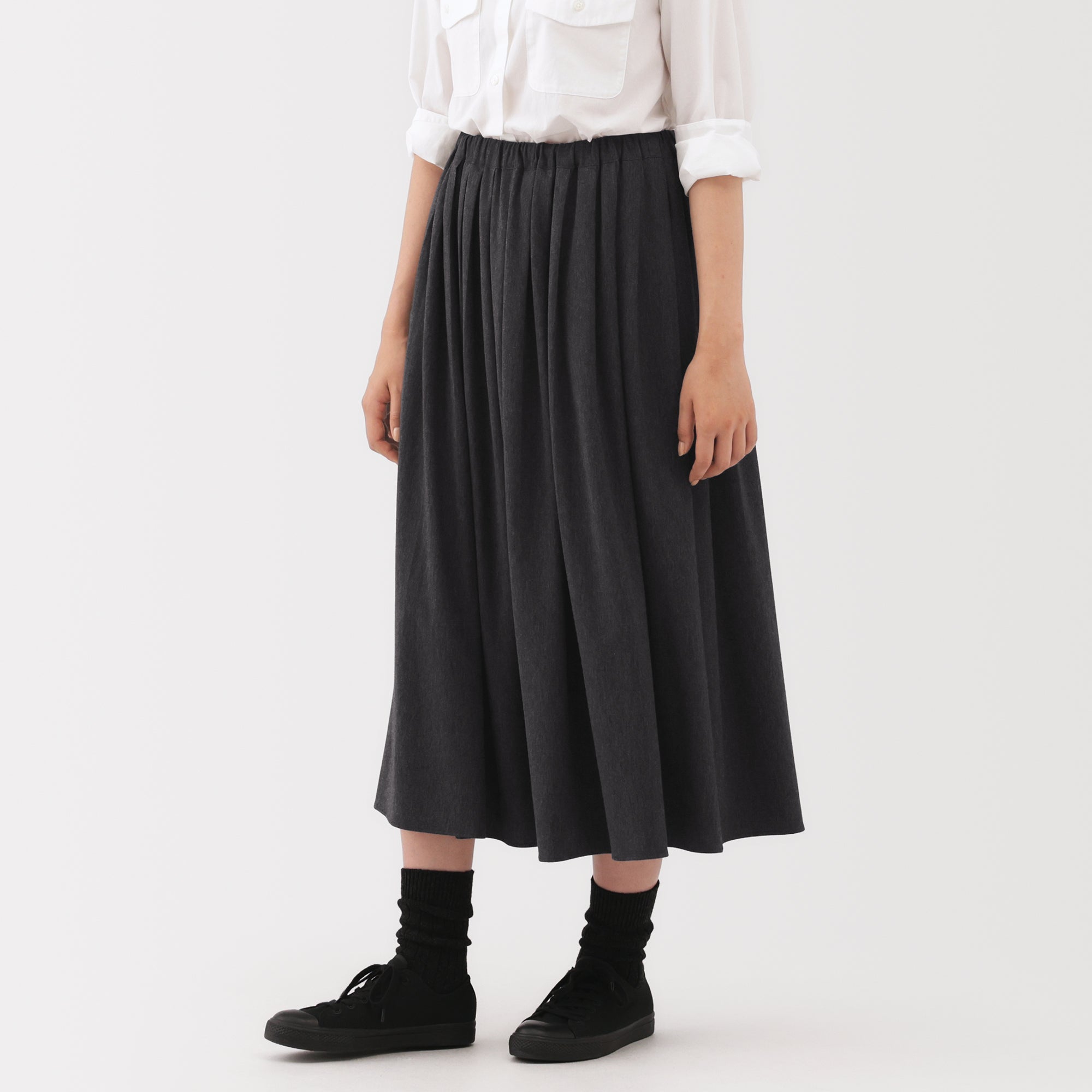 Labo Jersey Pleated Skirt - Image 4