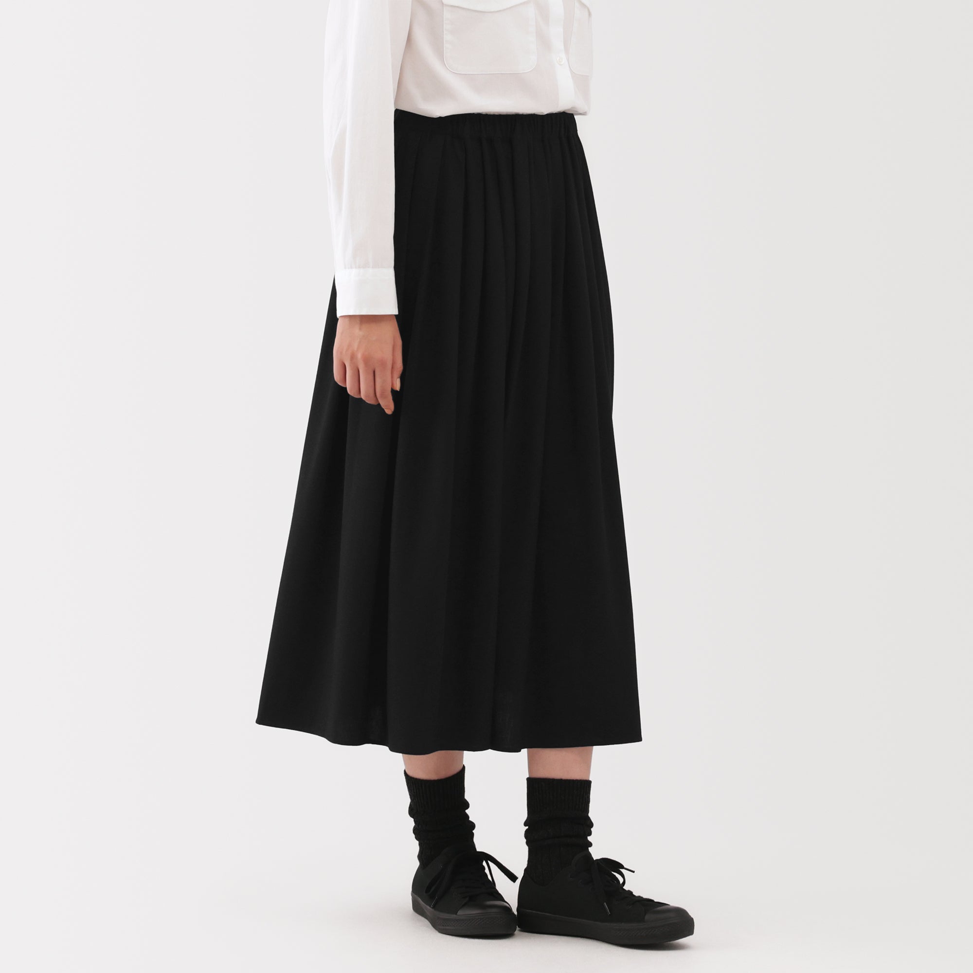 Labo Jersey Pleated Skirt - Image 13