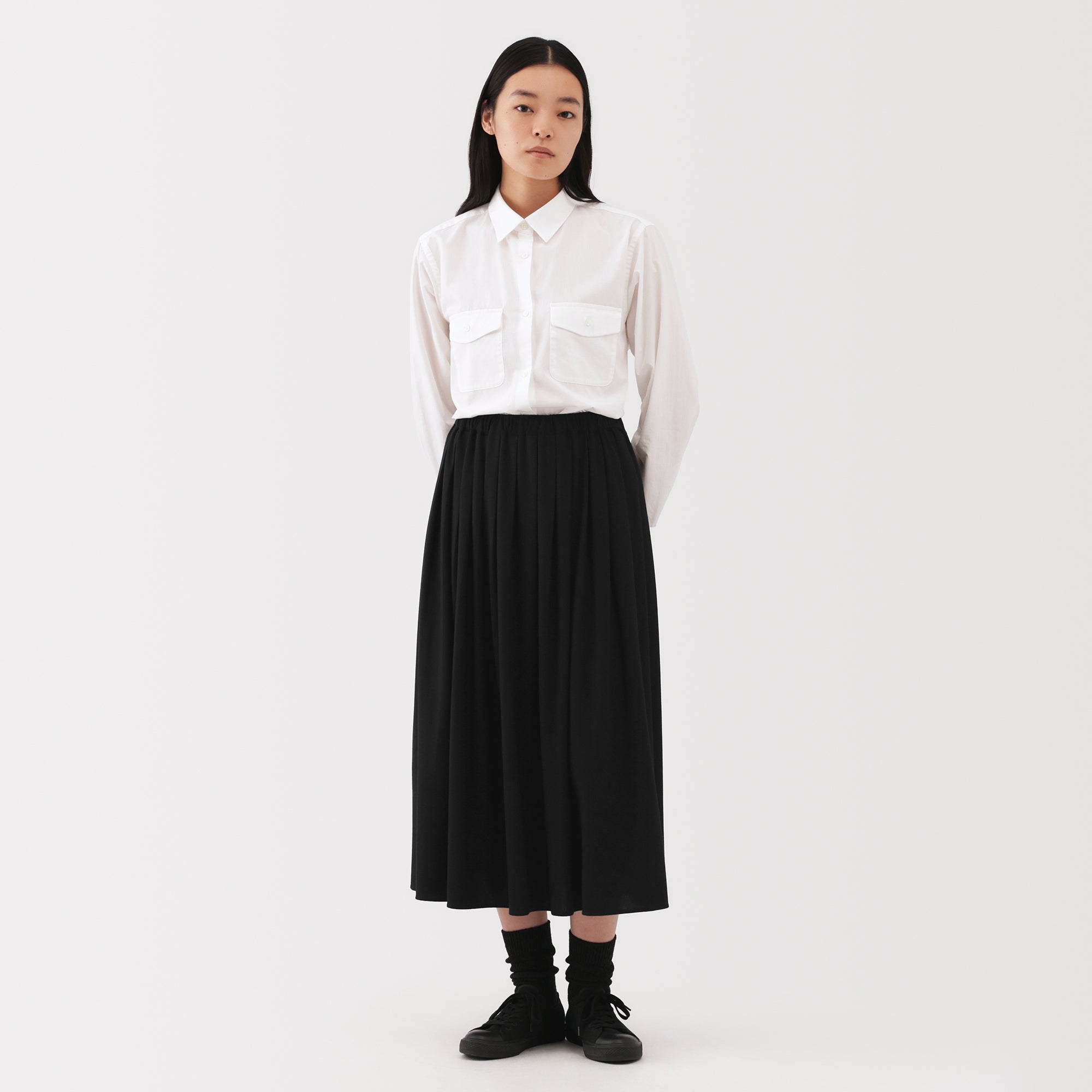 Labo Jersey Pleated Skirt - Image 12