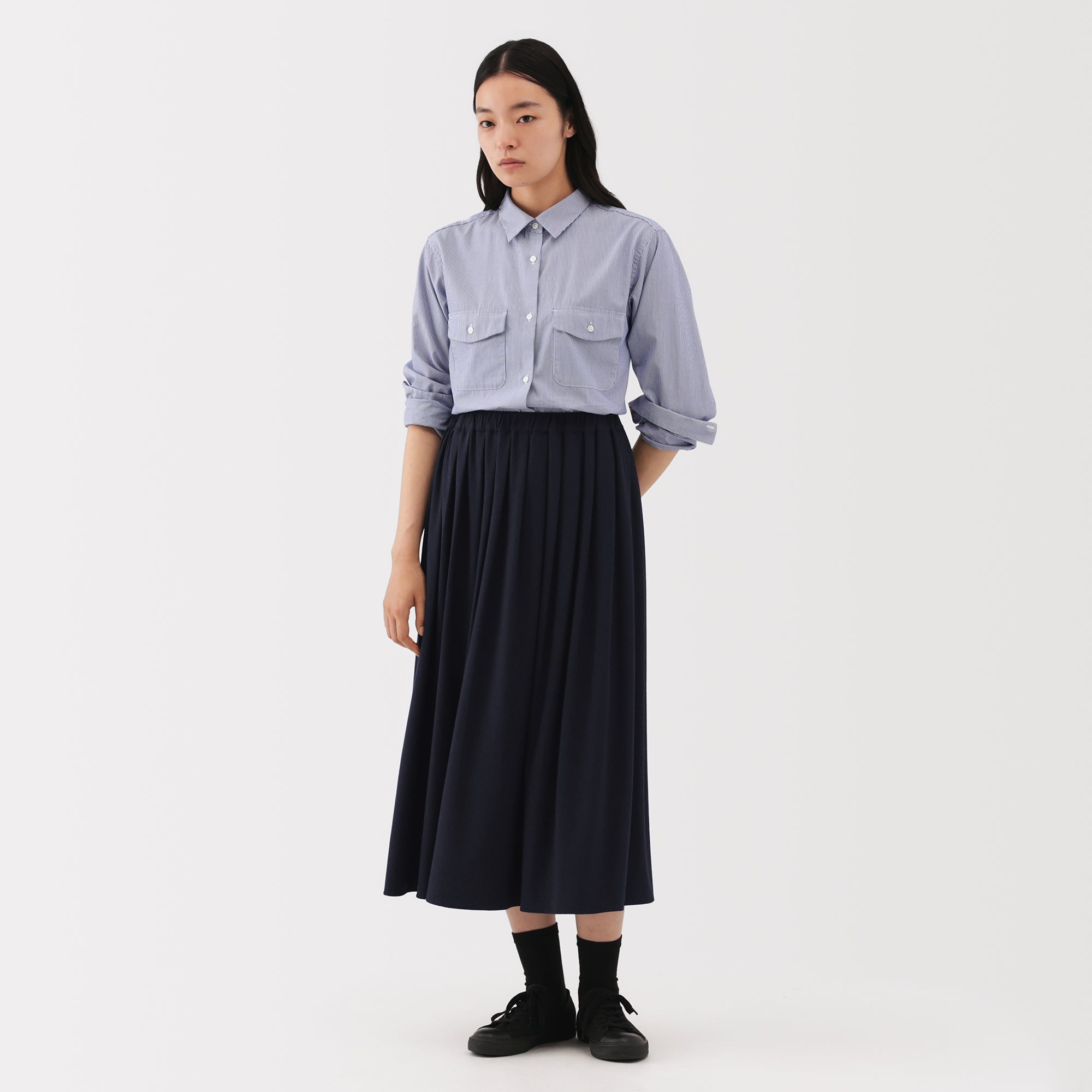 Labo Jersey Pleated Skirt - Image 21