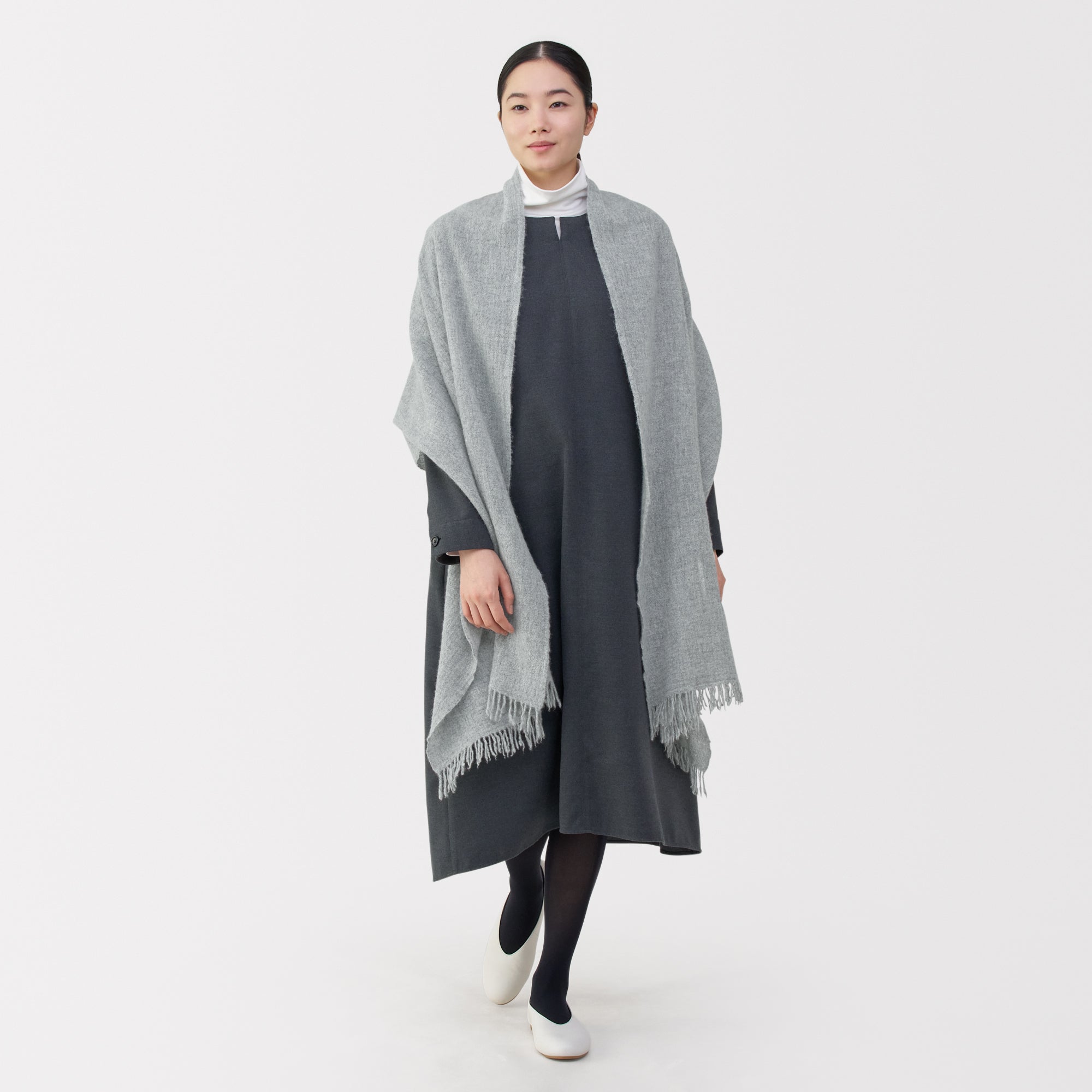 Fluffy Wool Blanket Stole - Image 9