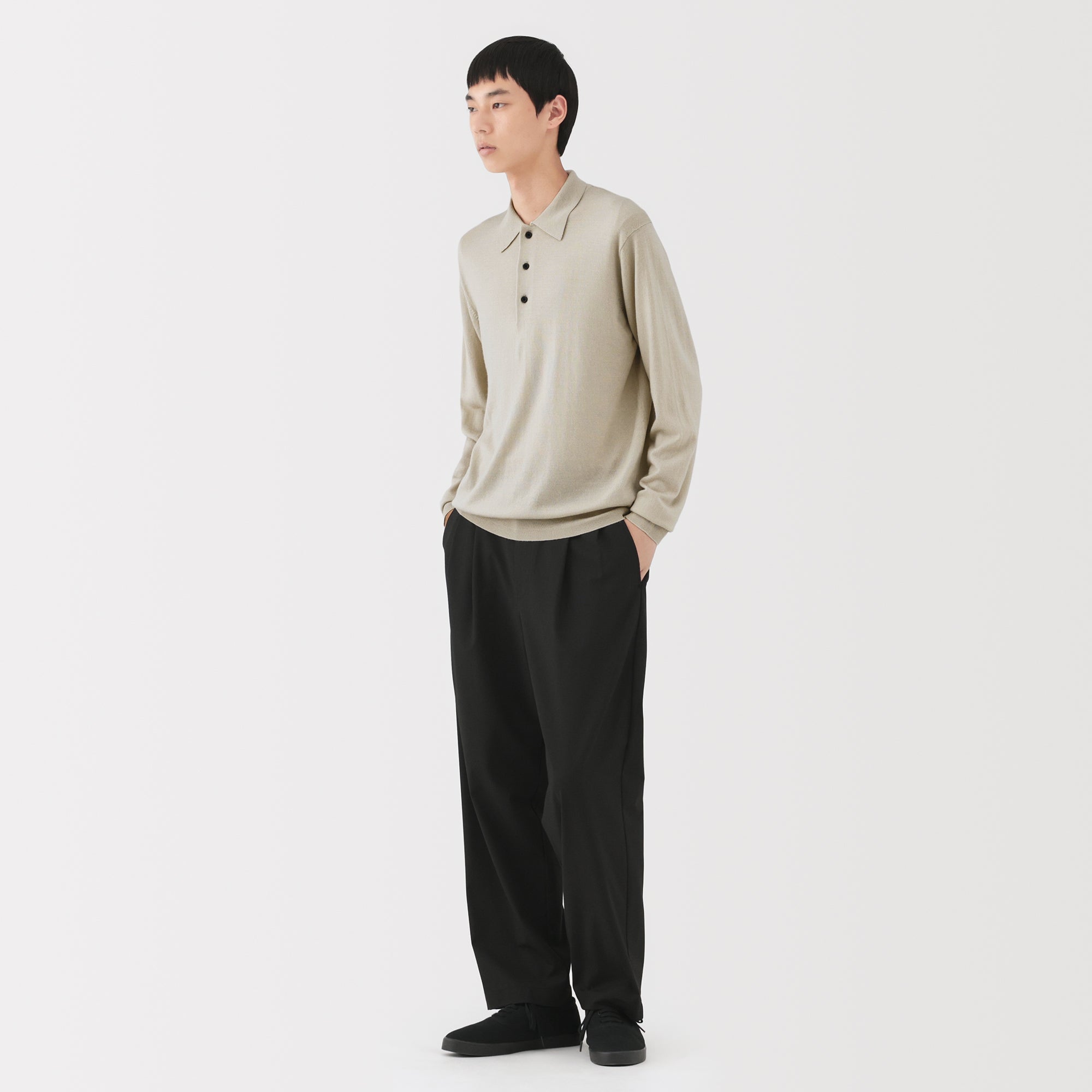 Wool Polo Shirt - Image 4