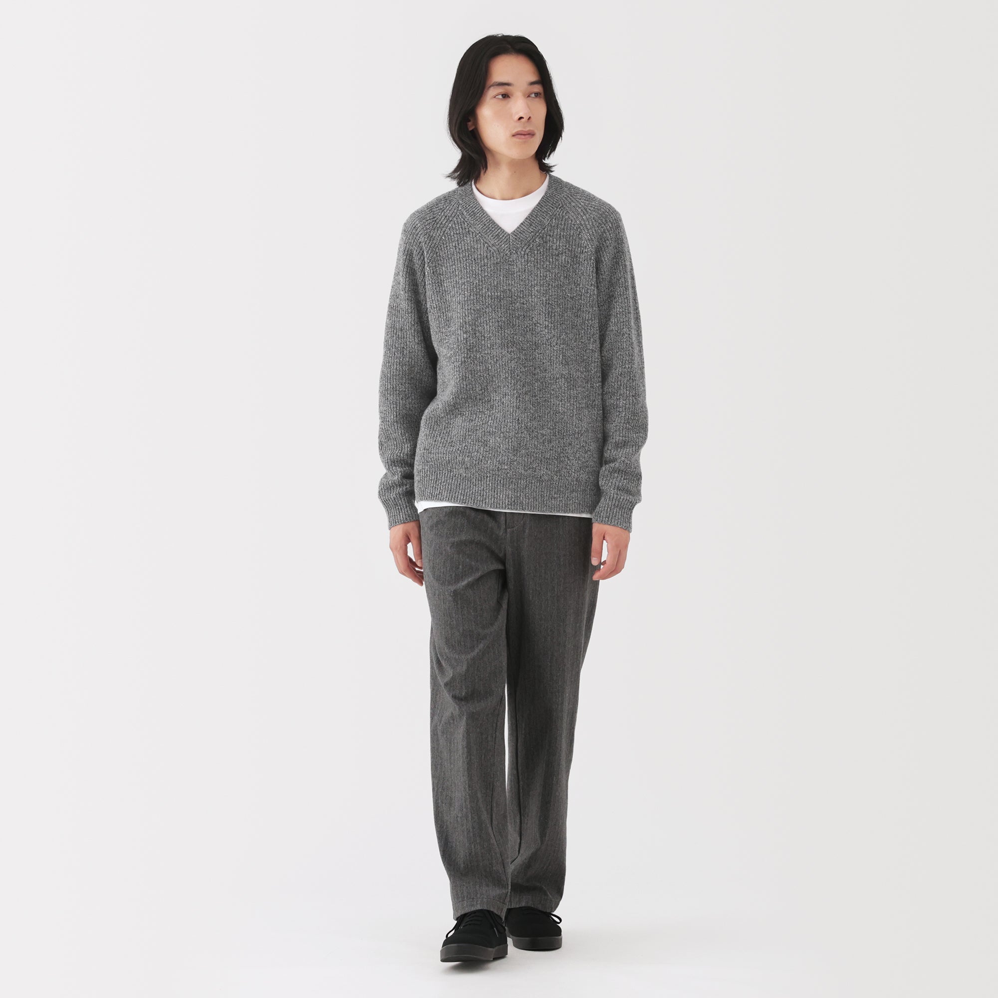Wool V-Neck Sweater - Image 4