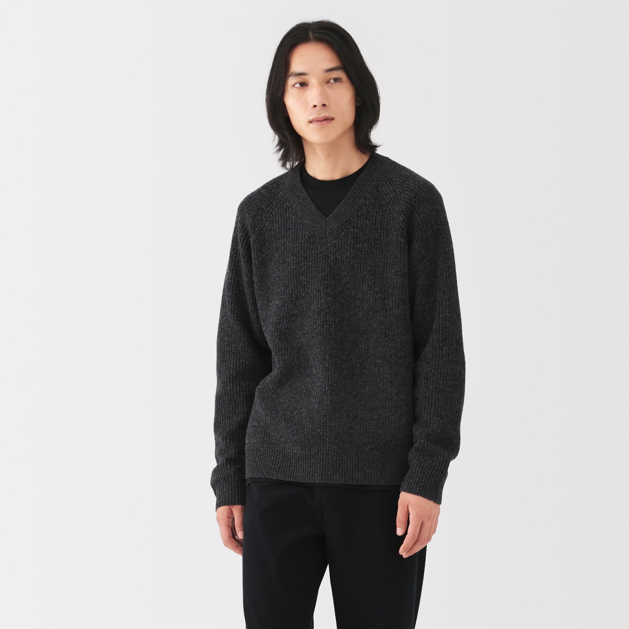 Wool V-Neck Sweater - Image 10