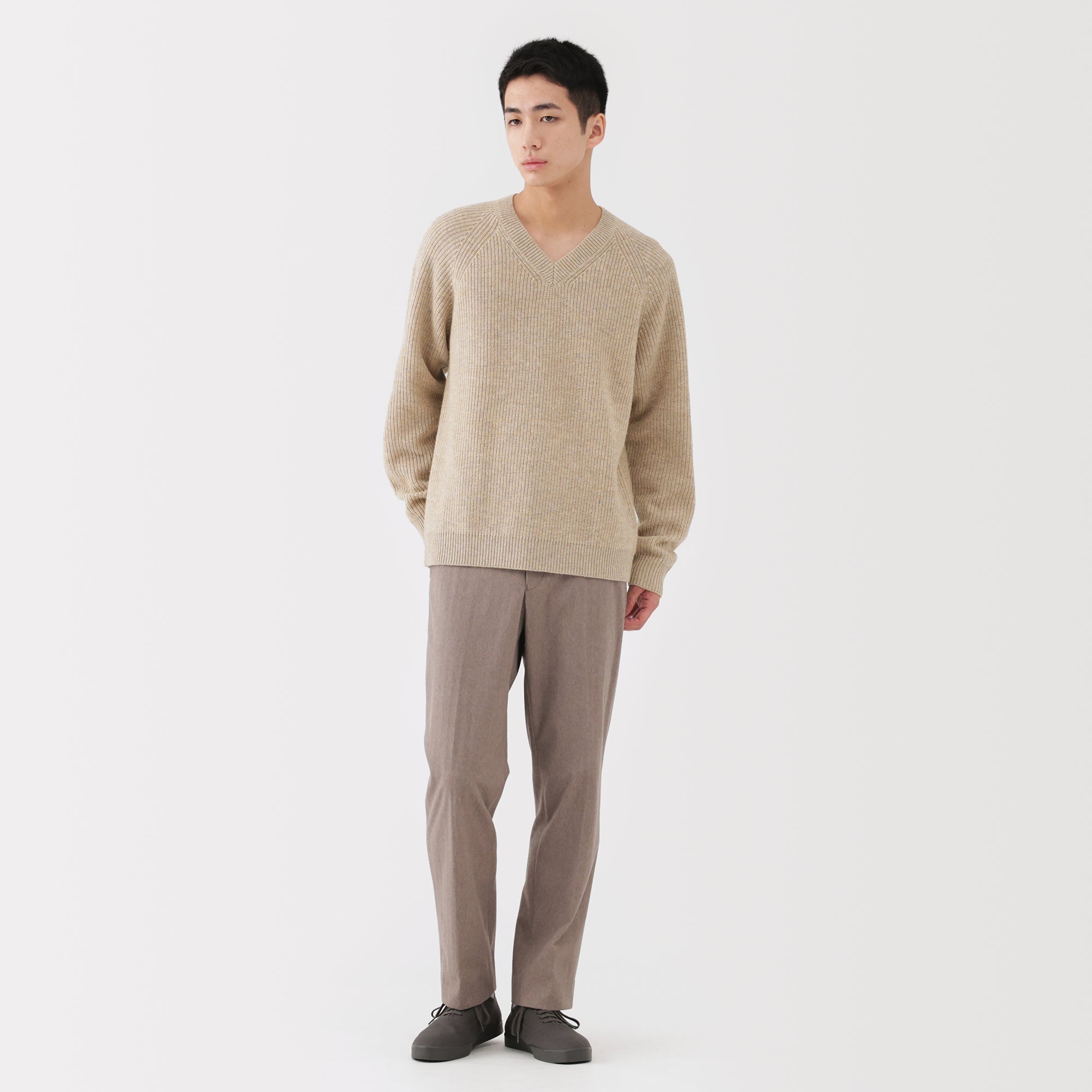 Wool V-Neck Sweater - Image 18
