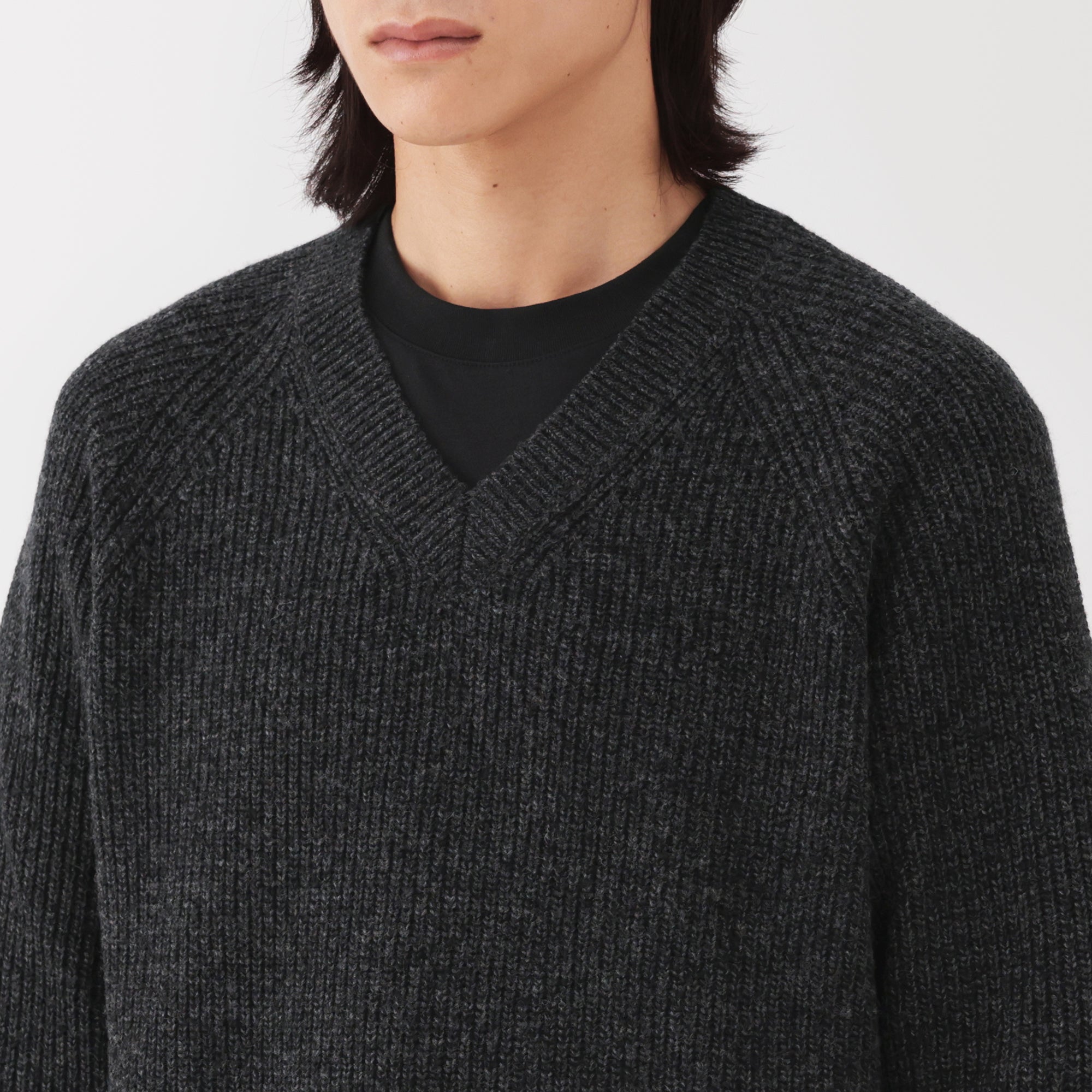 Wool V-Neck Sweater - Image 21