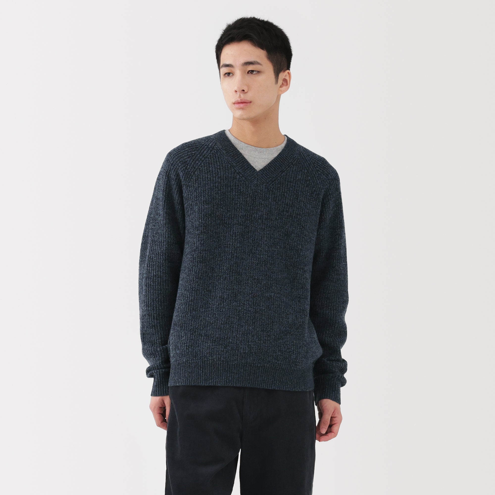 Wool V-Neck Sweater - Image 24