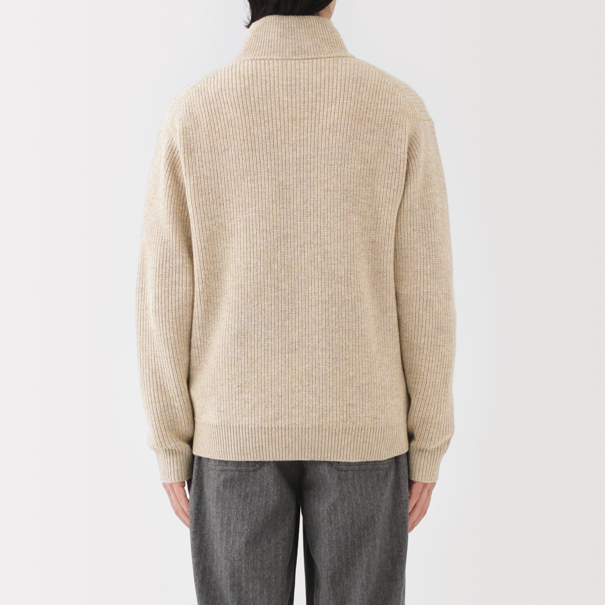 Wool Half Zip Sweater - Image 20