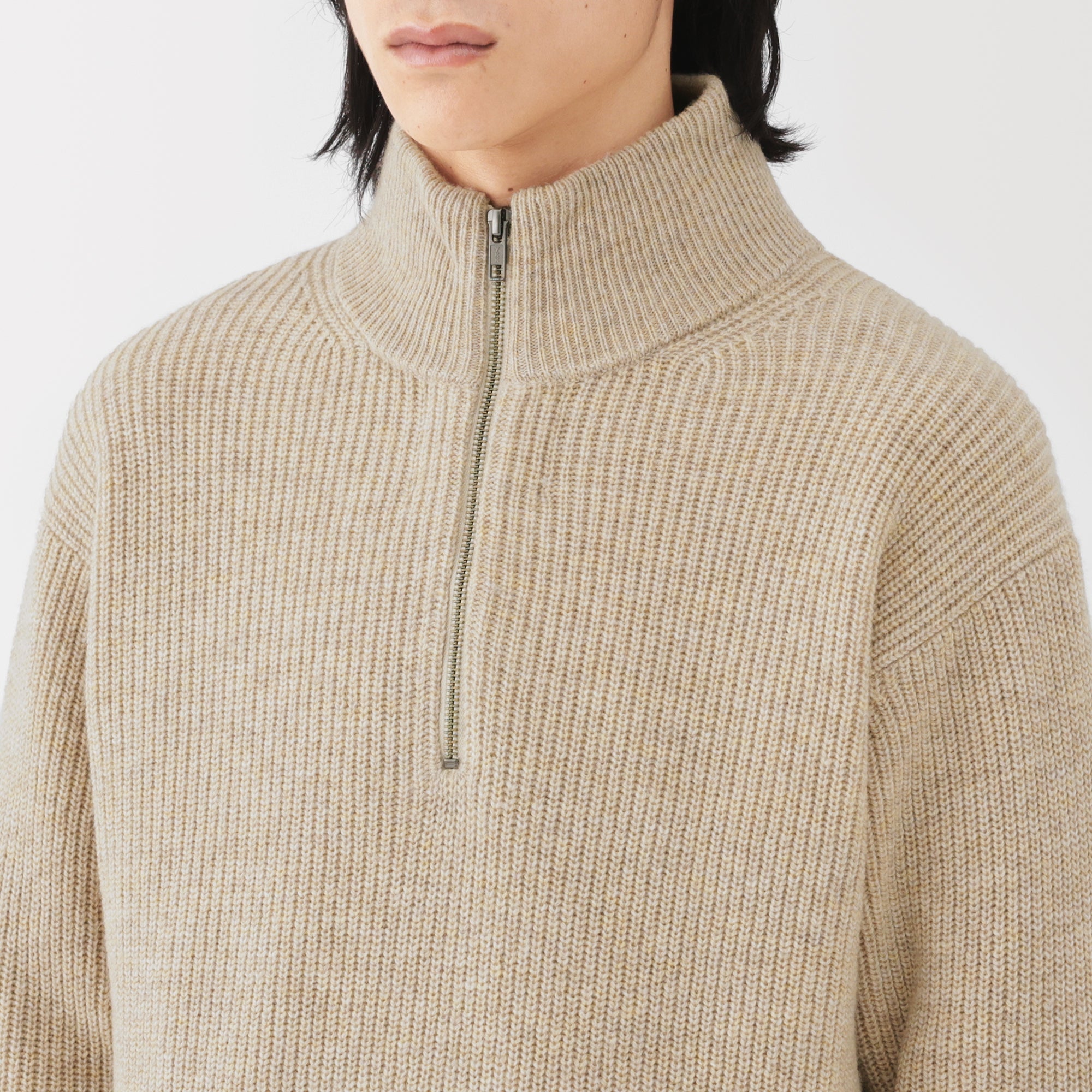 Wool Half Zip Sweater - Image 28